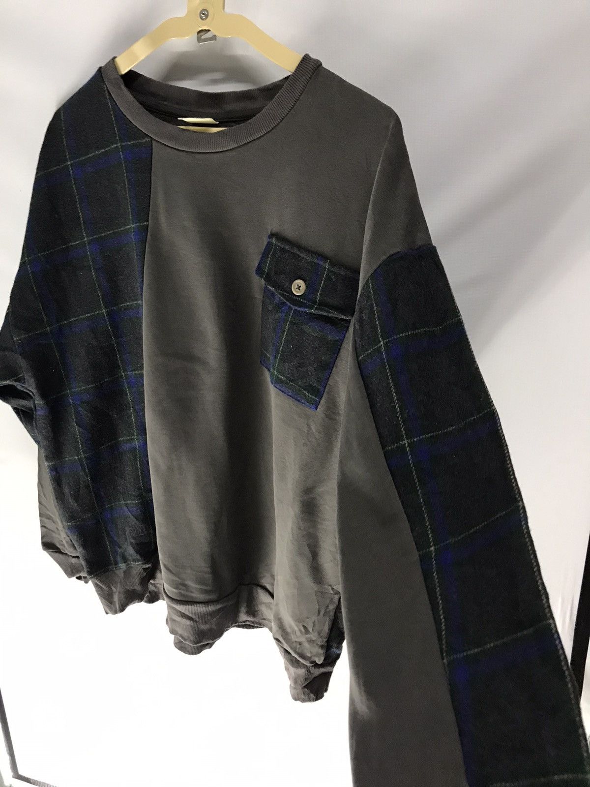 Japanese Brand Sweatshirt patchwork by double name Size US M / EU 48-50 / 2 - 6 Thumbnail
