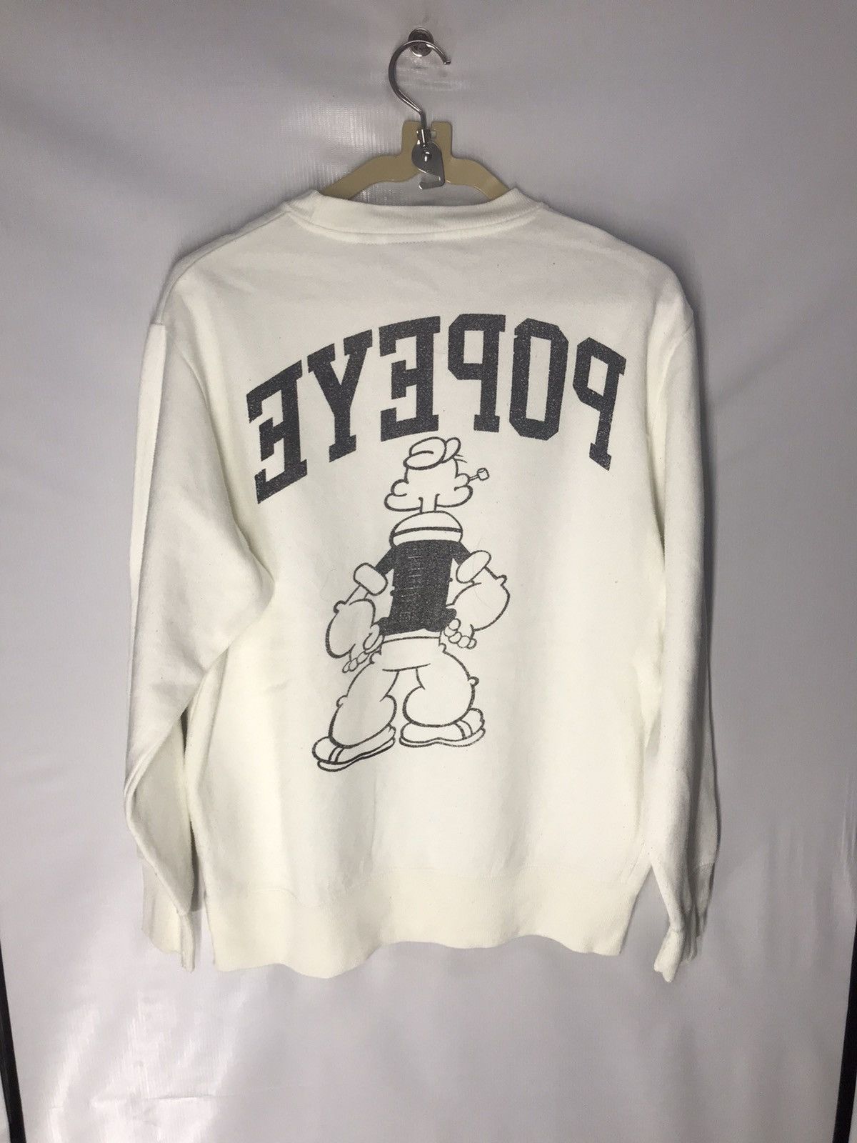 Cartoon Network × Vintage Vintage popeye mirror print crewneck sweatshirt Size US M / EU 48-50 / 2 - 7 Thumbnail