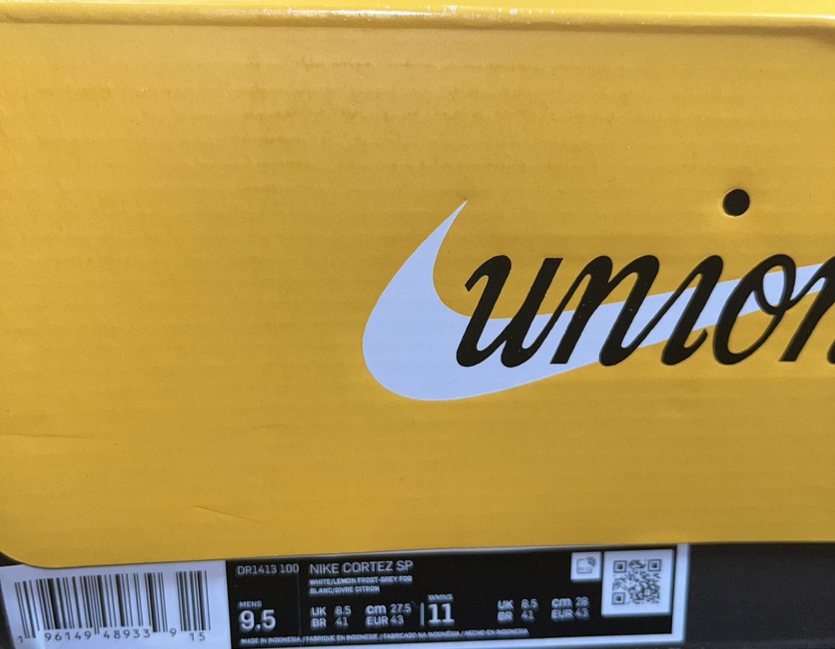 Nike Nike Cortez Union Lemon Frost Size 9.5 Size US 9.5 / EU 42-43 - 7 Thumbnail
