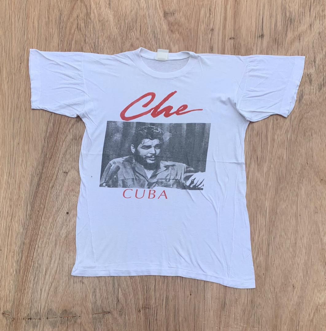 Vintage vintage tee Che Guevara Cuba A35 Size US L / EU 52-54 / 3 - 1 Thumbnail