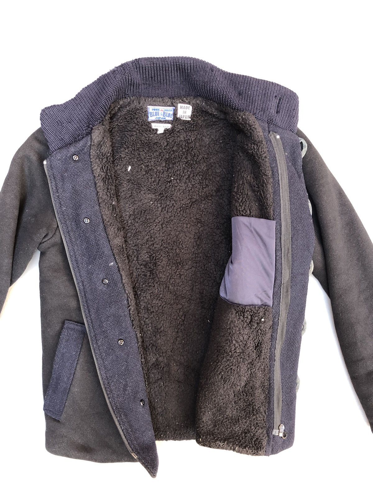 Blue Blue Japan × Japanese Brand Blue Blue Japan Hook Button Deck Sherpa Jacket Size US S / EU 44-46 / 1 - 9 Thumbnail