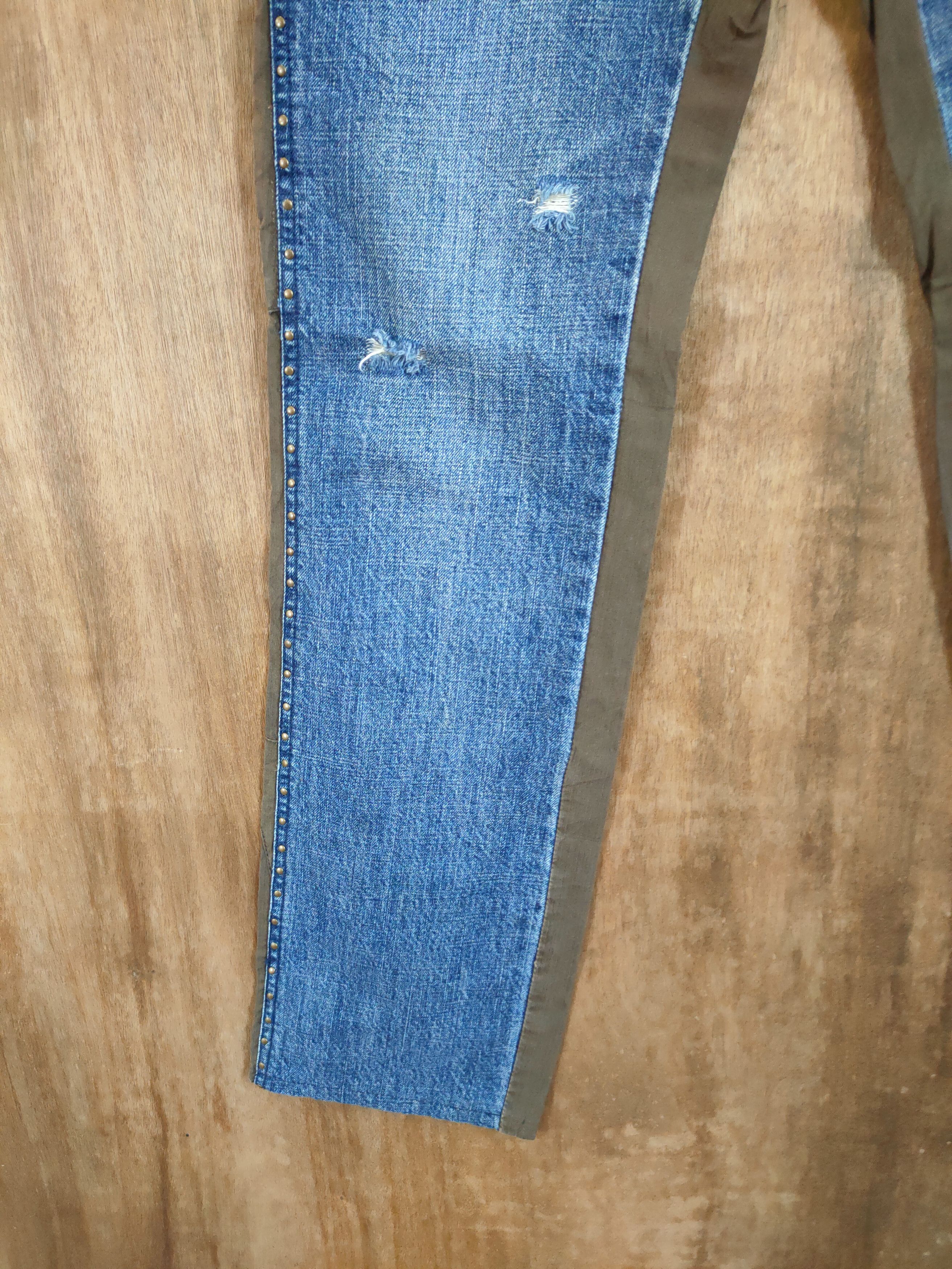 Japanese Brand DL Monsieur Nicole double face denim cargo pants #46-730 Size US 28 / EU 44 - 5 Thumbnail