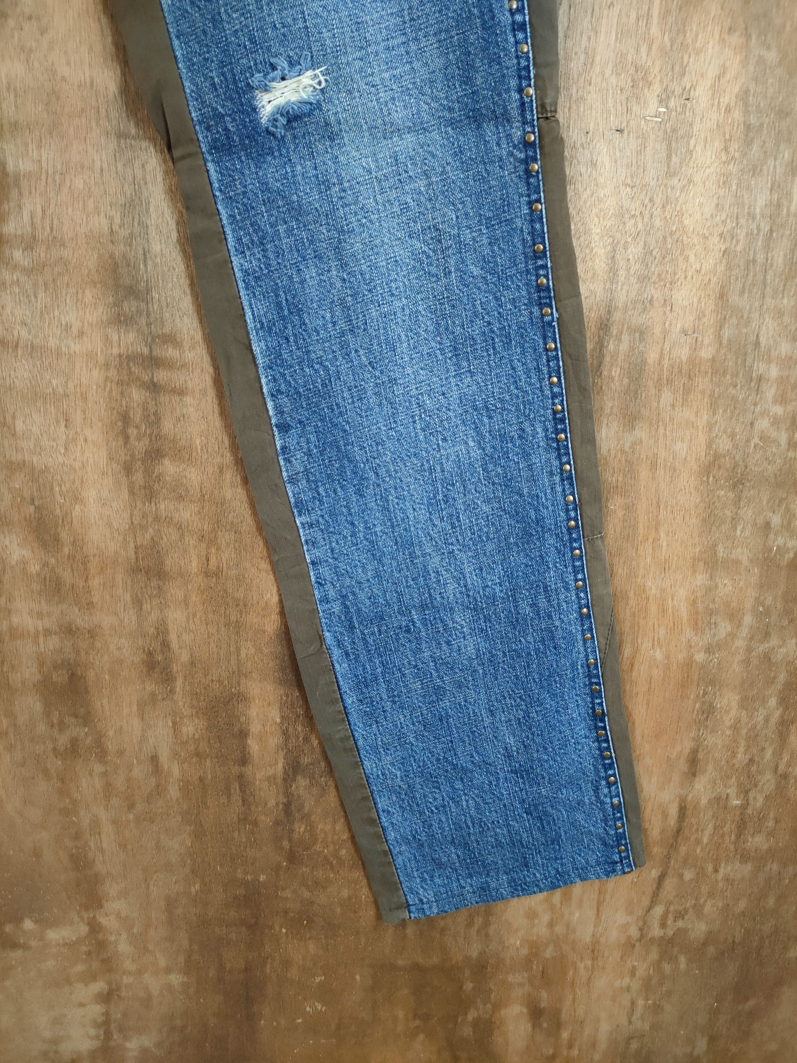 Japanese Brand DL Monsieur Nicole double face denim cargo pants #46-730 Size US 28 / EU 44 - 4 Thumbnail