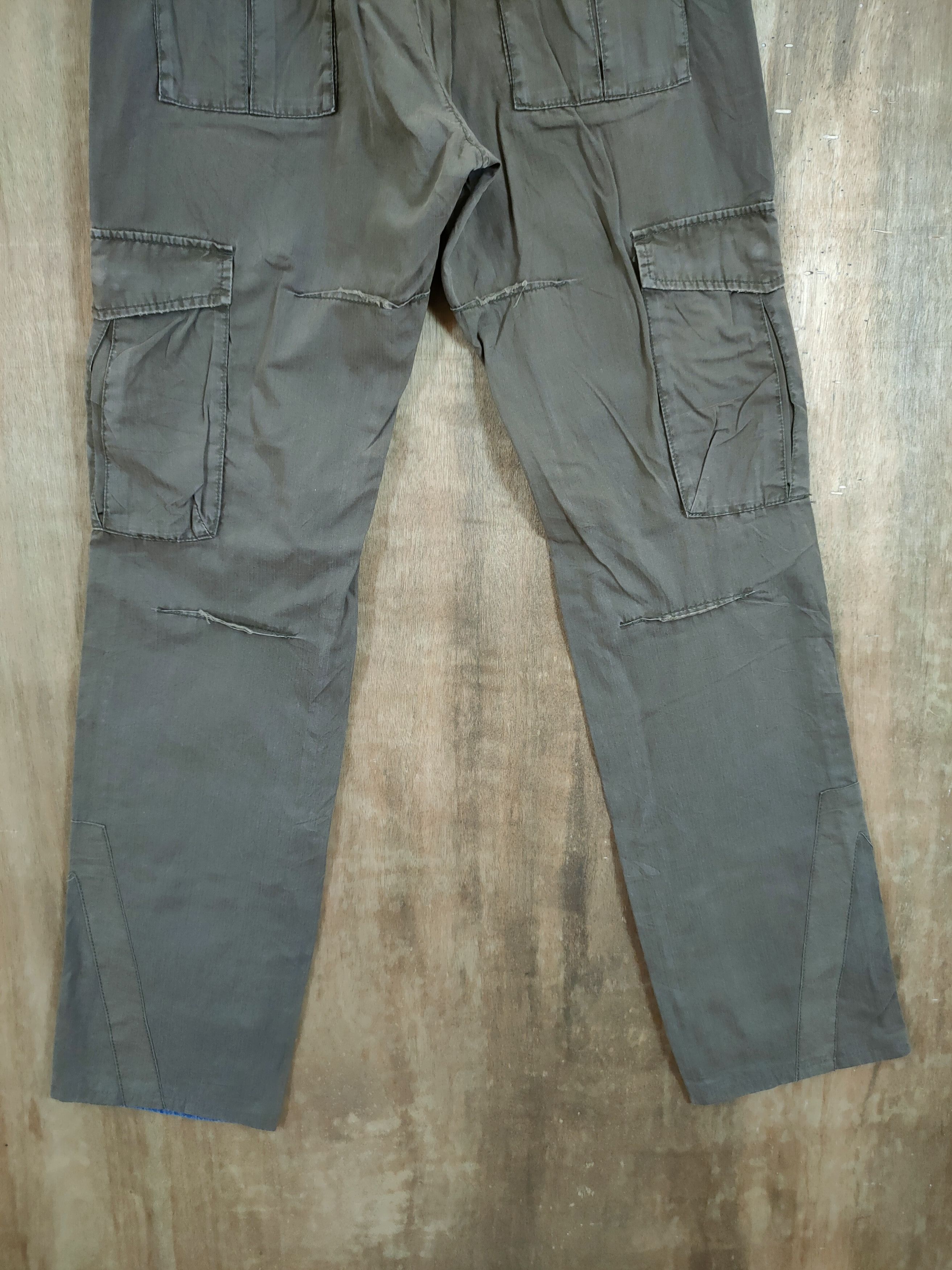 Japanese Brand DL Monsieur Nicole double face denim cargo pants #46-730 Size US 28 / EU 44 - 12 Thumbnail
