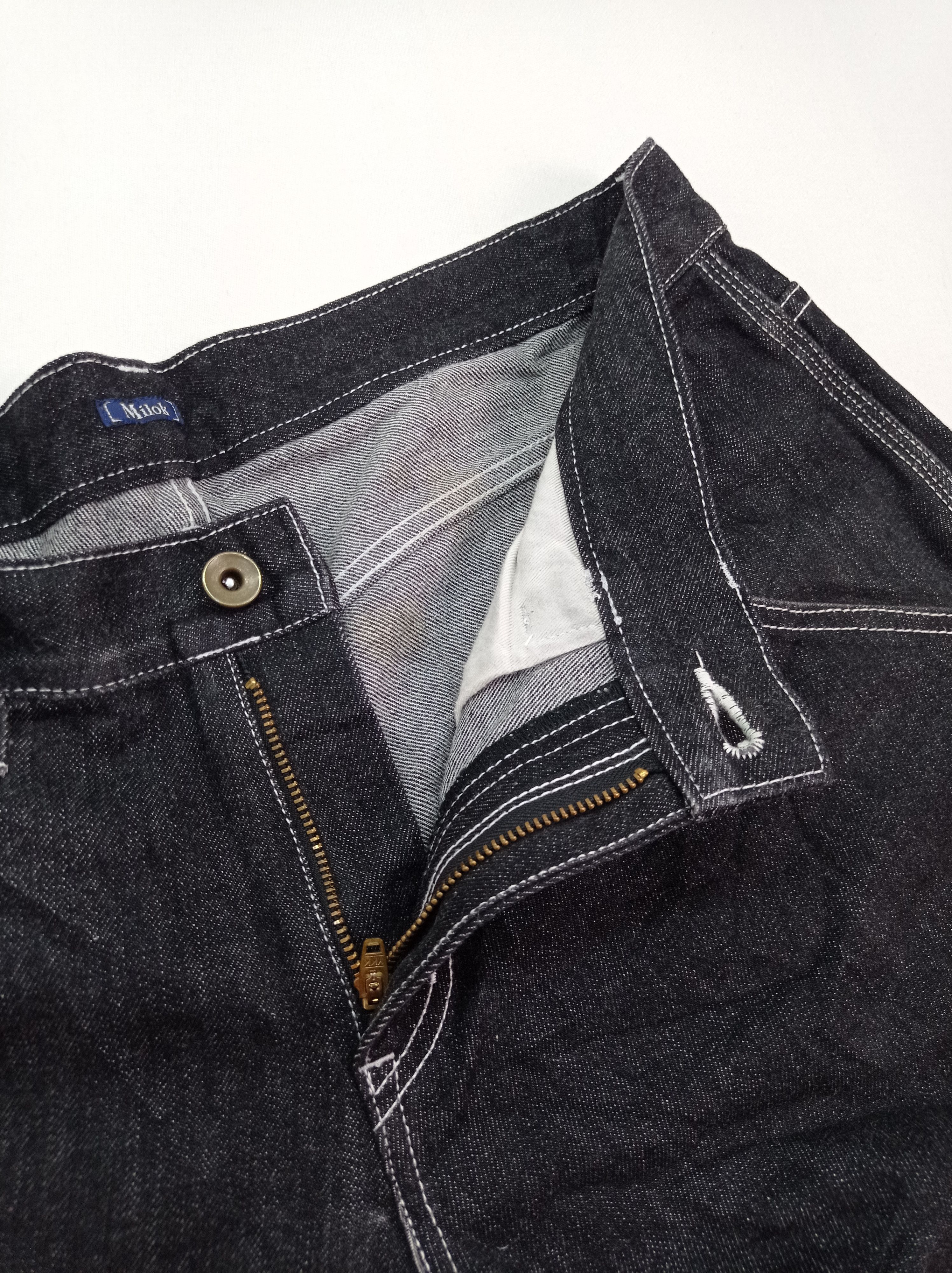 Japanese Brand 🇯🇵Milok Carpenter Denim Pants Size US 33 - 5 Thumbnail