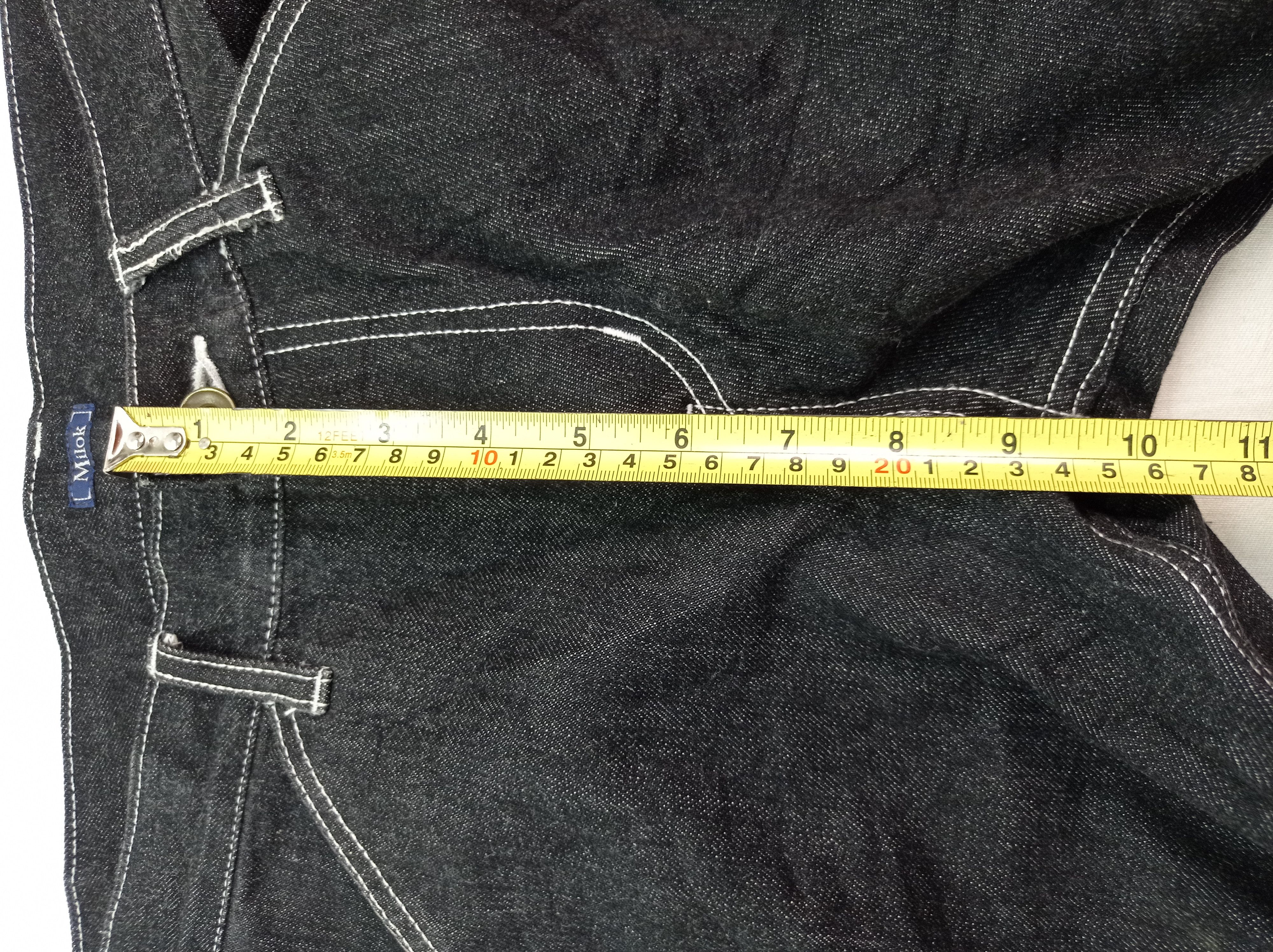 Japanese Brand 🇯🇵Milok Carpenter Denim Pants Size US 33 - 21 Thumbnail