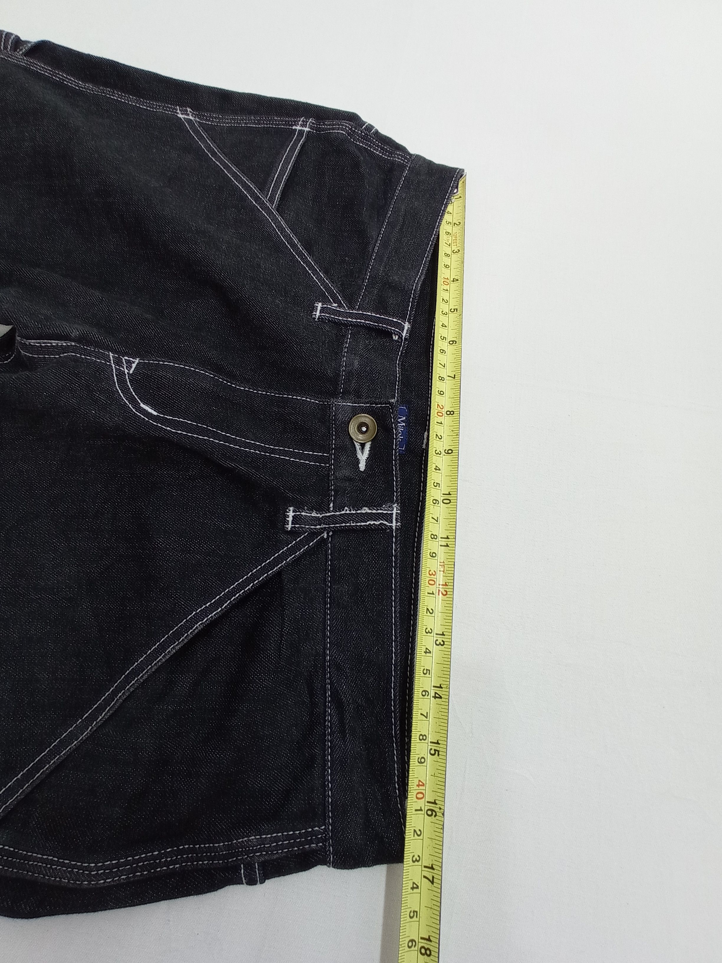 Japanese Brand 🇯🇵Milok Carpenter Denim Pants Size US 33 - 22 Thumbnail