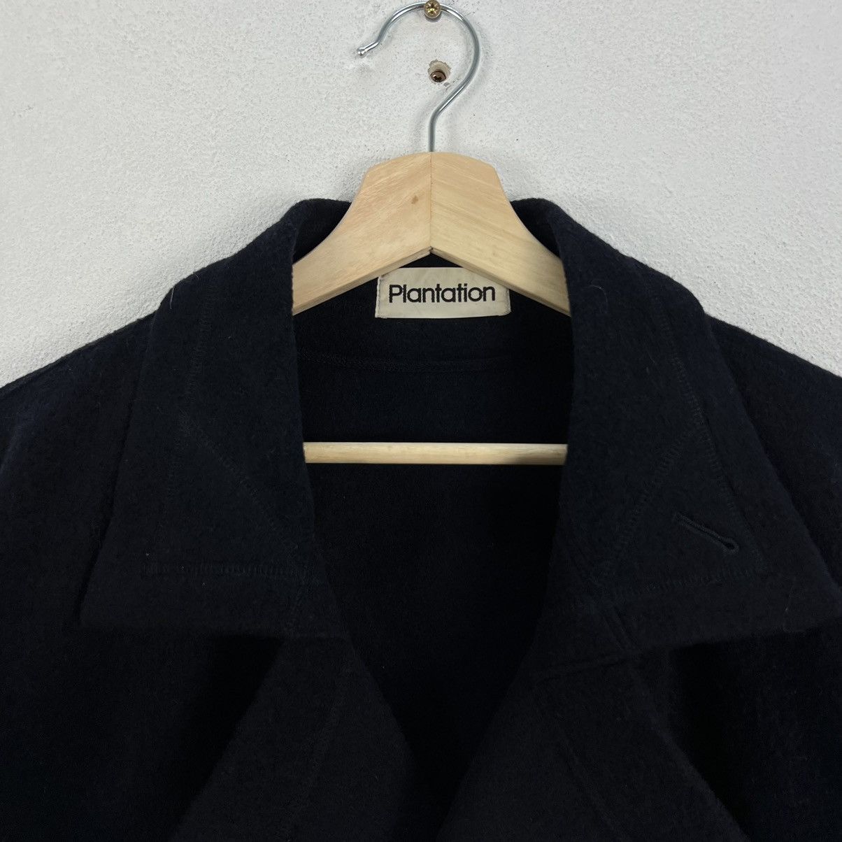 Issey Miyake DOUBLE BREAST LONG JACKET WOOL ISSEY MIYAKE PLANTATION Size US M / EU 48-50 / 2 - 7 Thumbnail