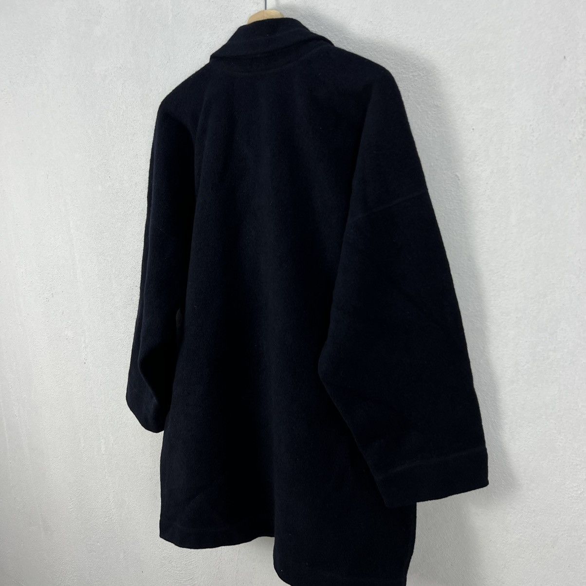 Issey Miyake DOUBLE BREAST LONG JACKET WOOL ISSEY MIYAKE PLANTATION Size US M / EU 48-50 / 2 - 10 Thumbnail