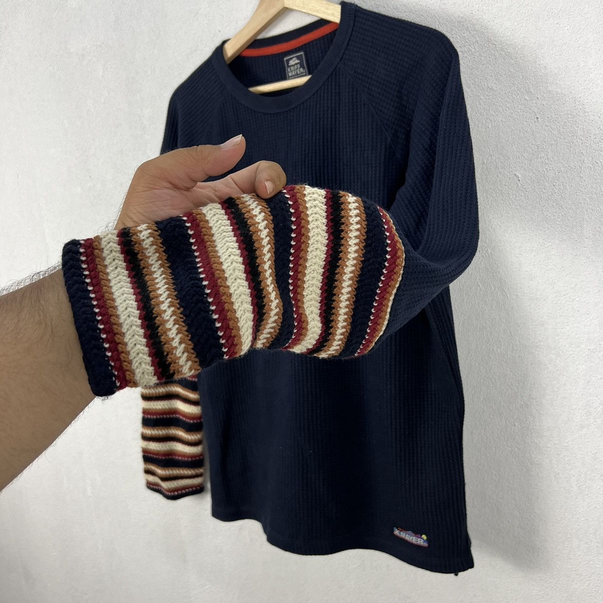 Japanese Brand RARE DESIGN NAVAJO HANDLING SWEATSHIRT KRIFF MAYEER JAPAN Size US M / EU 48-50 / 2 - 7 Thumbnail