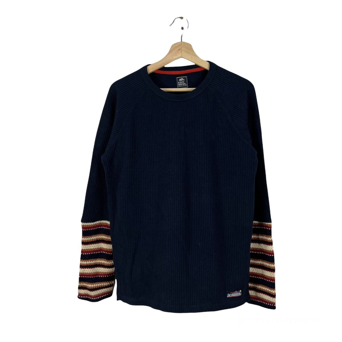 Japanese Brand RARE DESIGN NAVAJO HANDLING SWEATSHIRT KRIFF MAYEER JAPAN Size US M / EU 48-50 / 2 - 1 Thumbnail