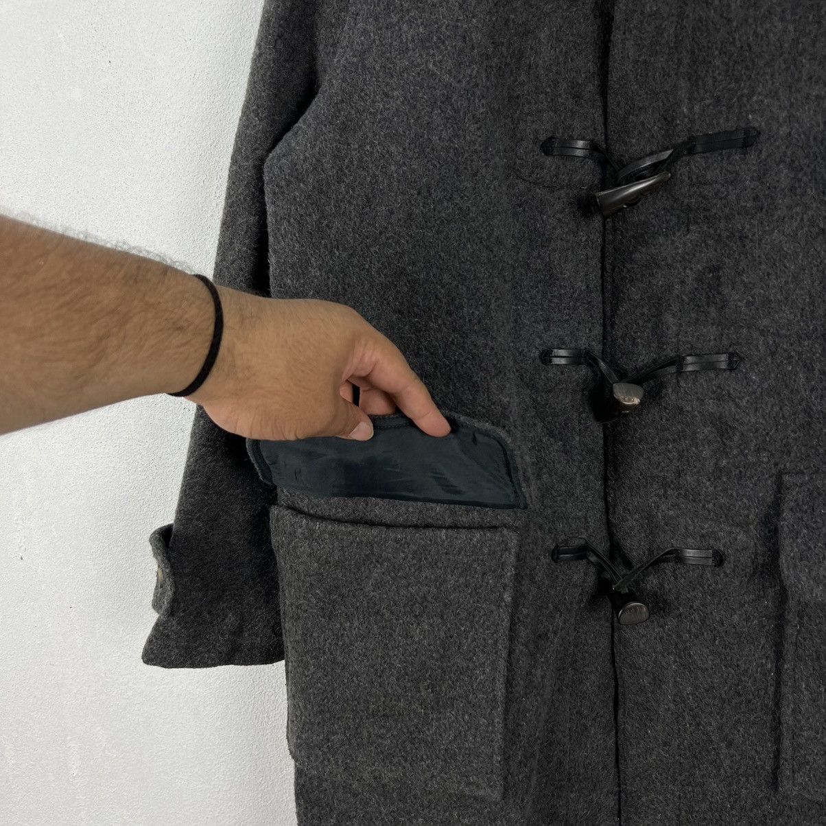 Japanese Brand VINTAGE SHIPS WOOL LONG JACKET MADE IN ENGLAND Size US S / EU 44-46 / 1 - 6 Thumbnail