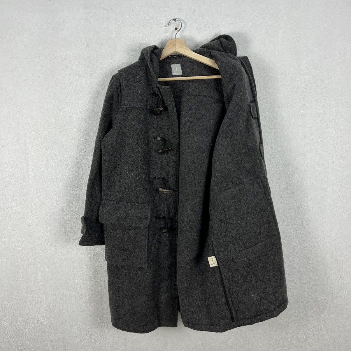 Japanese Brand VINTAGE SHIPS WOOL LONG JACKET MADE IN ENGLAND Size US S / EU 44-46 / 1 - 14 Thumbnail