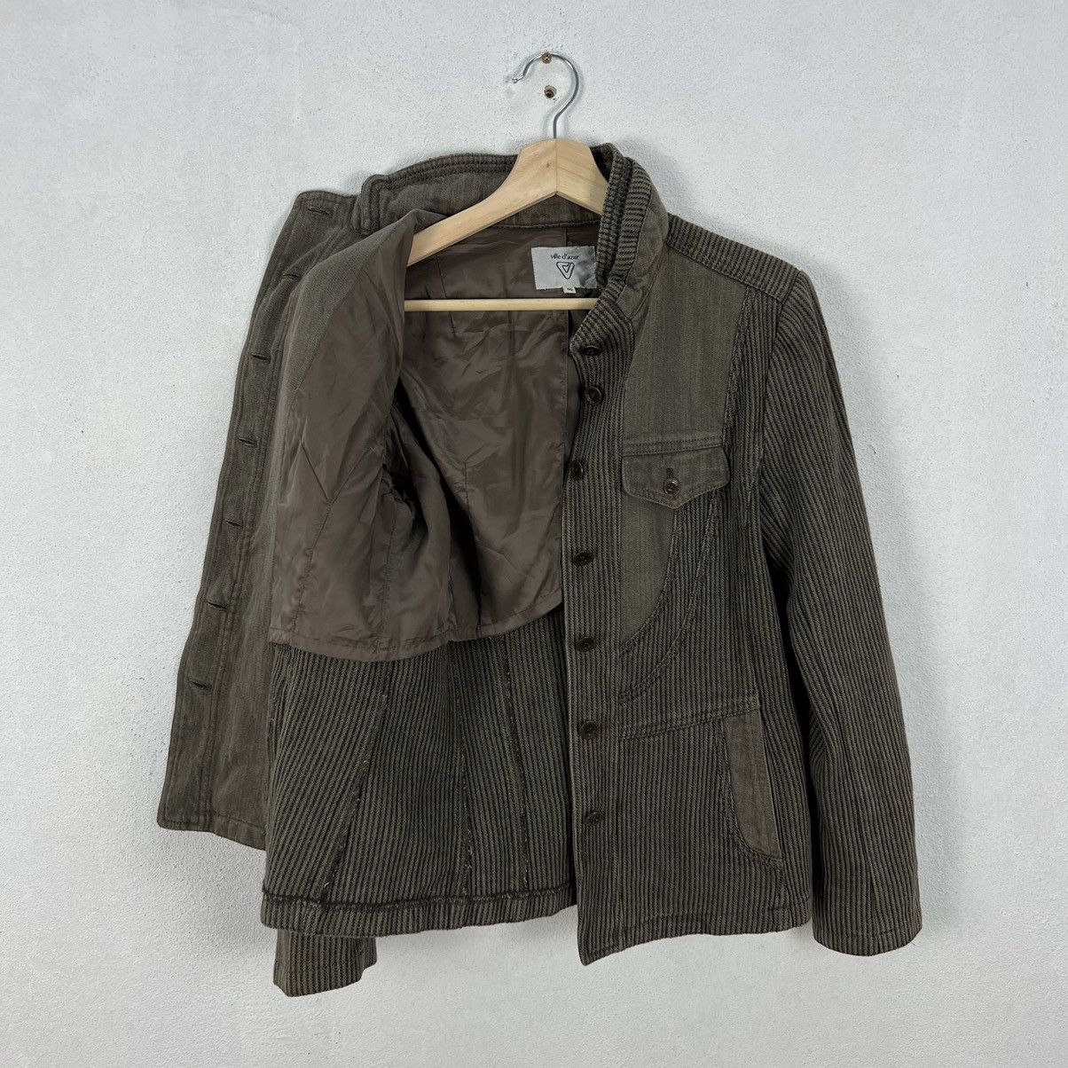 Japanese Brand VINTAGE VILLE D’AZUR BIKER JACKET Size US M / EU 48-50 / 2 - 10 Thumbnail