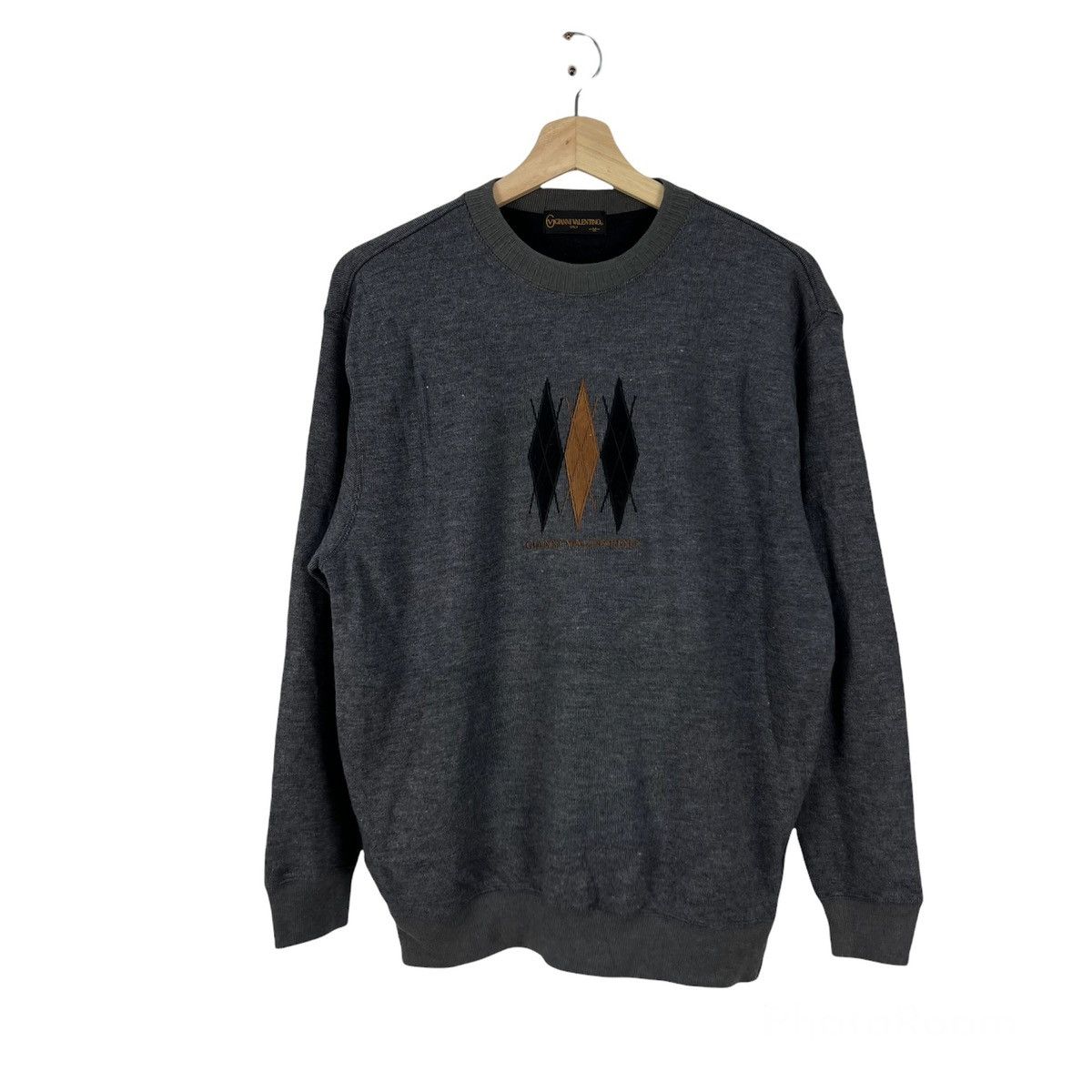 Vintage VINTAGE GIANNI VALENTINO SWEATSHIRT EMBROIDERY BIG LOGO Size US M / EU 48-50 / 2 - 1 Thumbnail