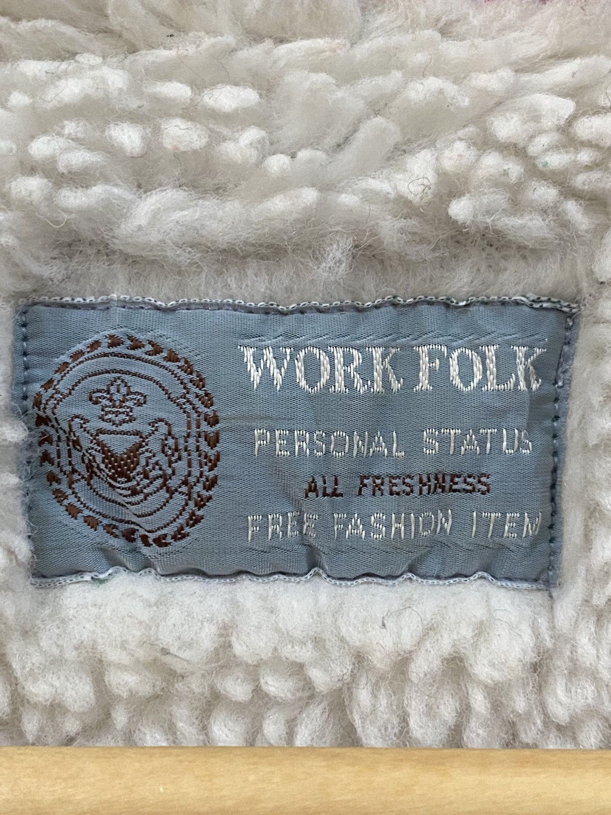 Vintage 🔥Work folk Tartan fleece jacket Size US L / EU 52-54 / 3 - 9 Thumbnail