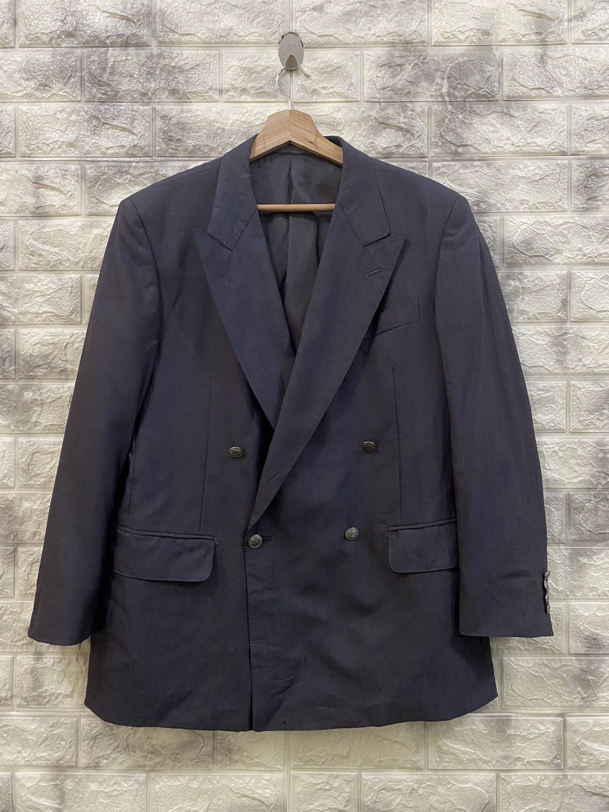 Burberry × Vintage Vintage Burberrys Blazer Size US L / EU 52-54 / 3 - 1 Thumbnail