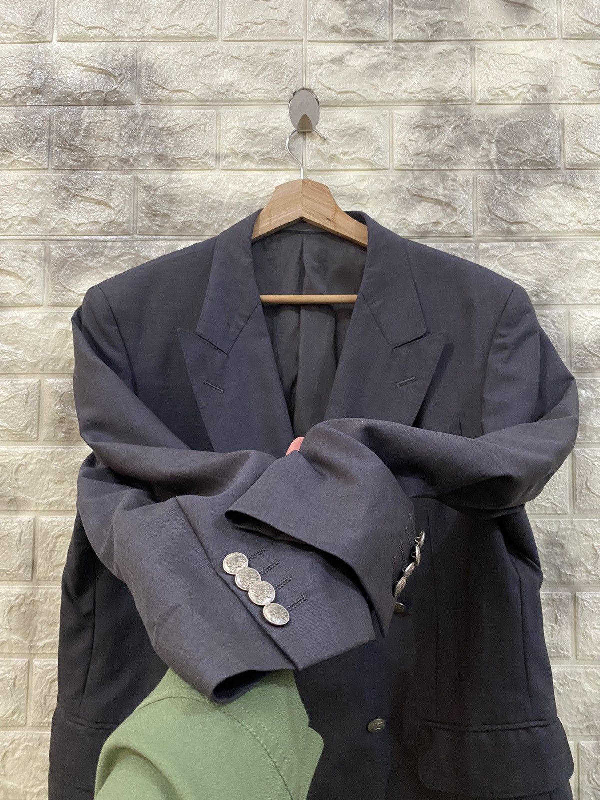 Burberry × Vintage Vintage Burberrys Blazer Size US L / EU 52-54 / 3 - 6 Thumbnail