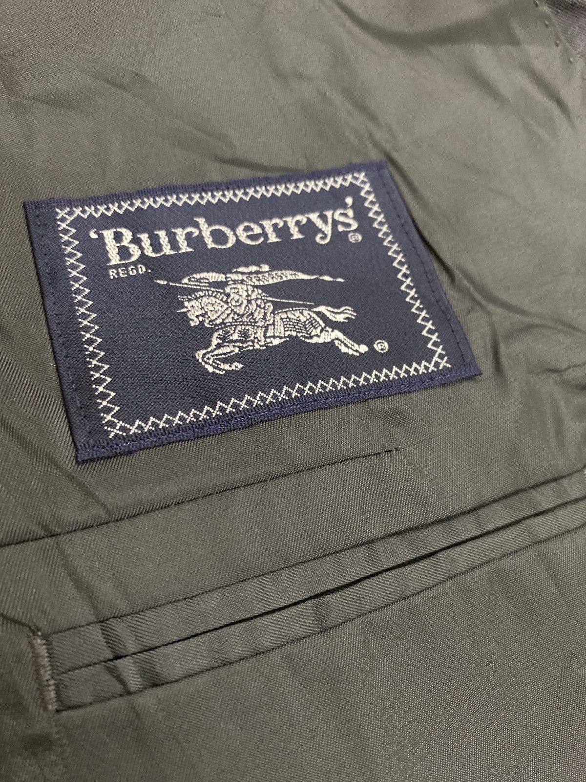 Burberry × Vintage Vintage Burberrys Blazer Size US L / EU 52-54 / 3 - 12 Thumbnail
