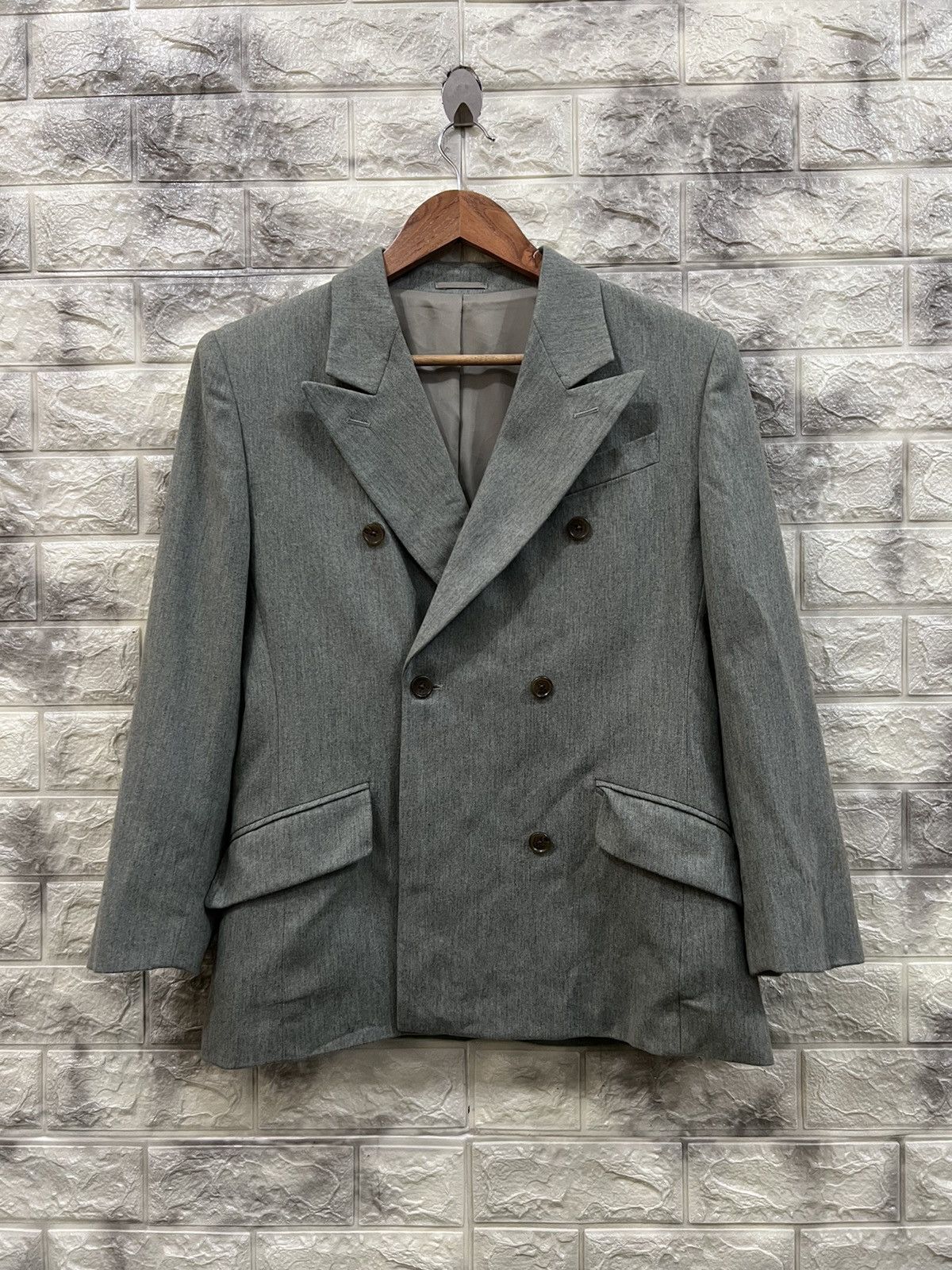 image of Archival Clothing x Margaret Howell Vintage Margaret Howell Wool Jacket in Cream Sagey, Women's (Si