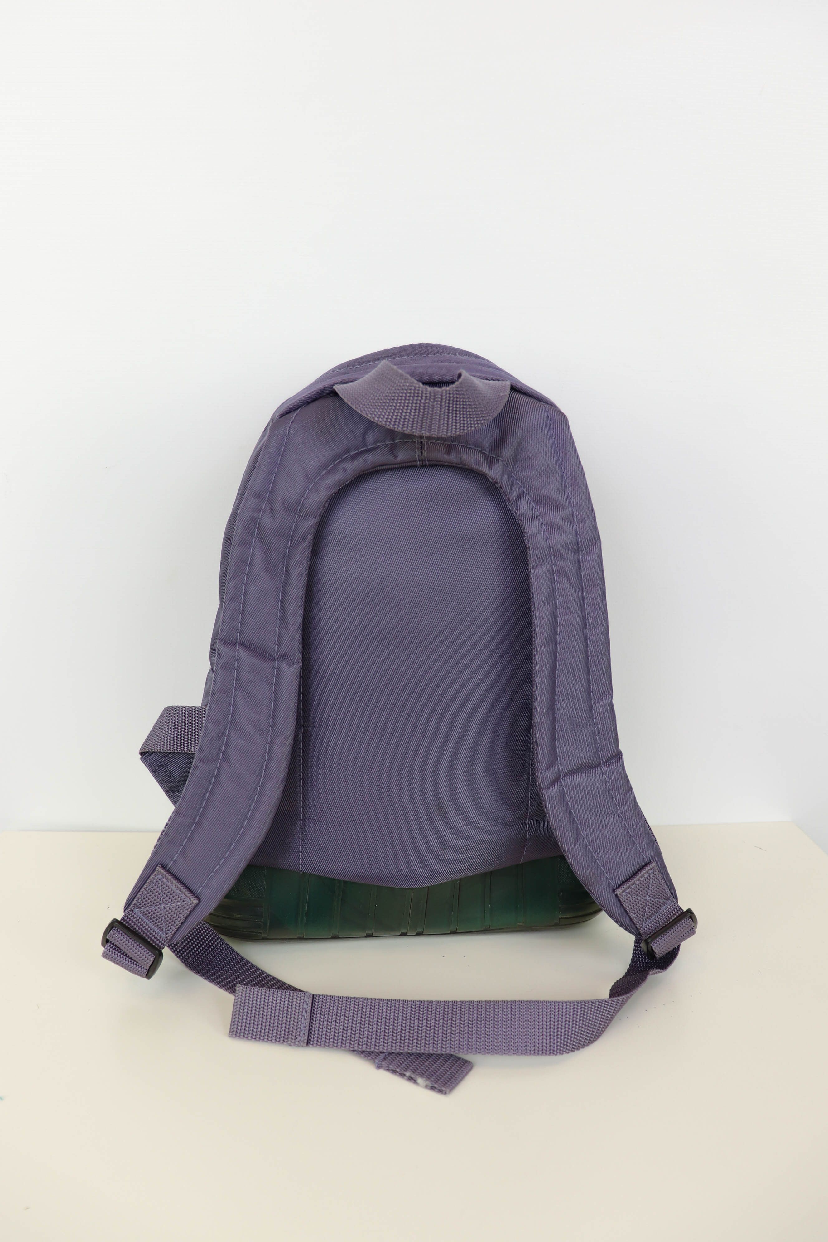 Nike Nike Vintage 90s MINI Rubber Bottom Blue Gray Backpack Size ONE SIZE - 5 Thumbnail
