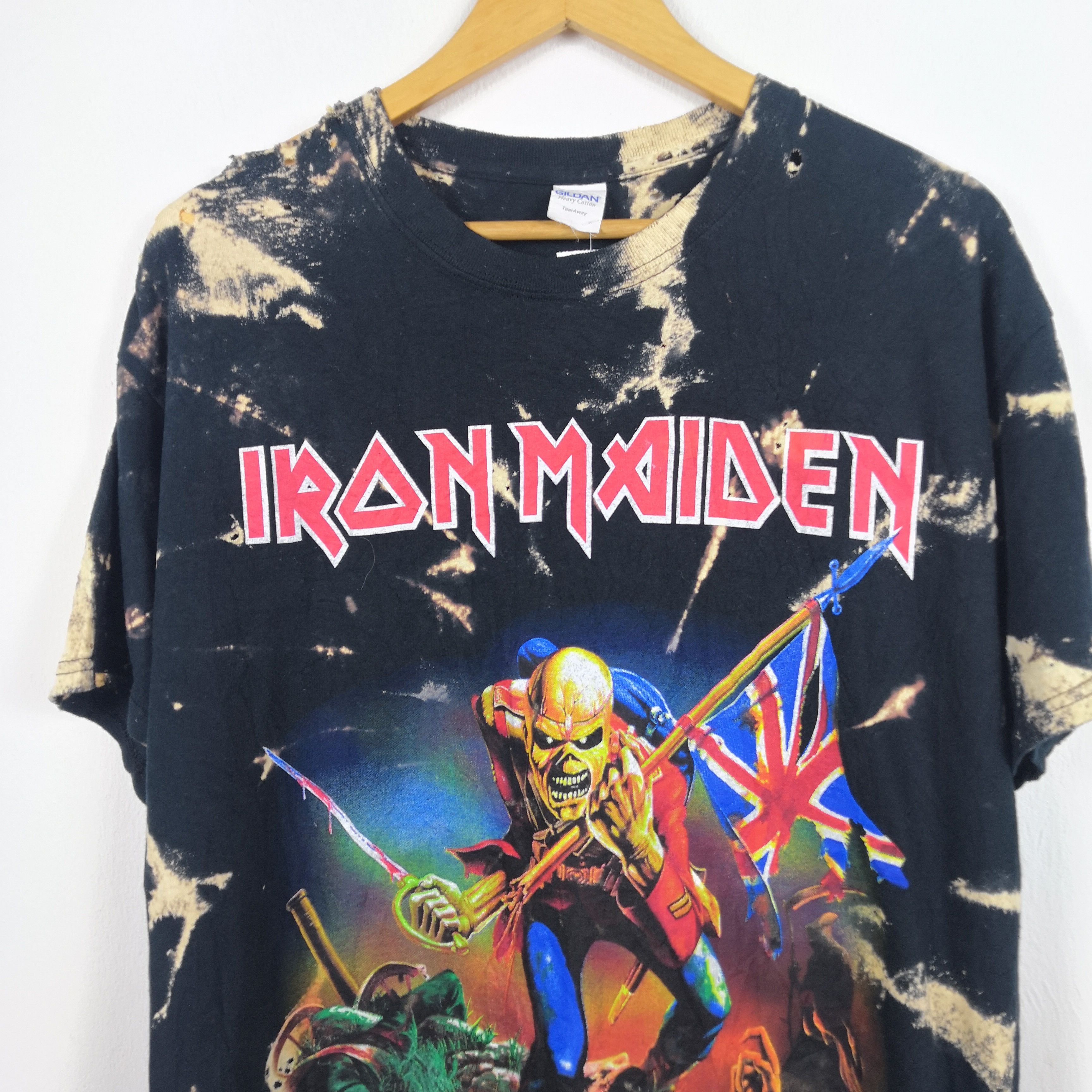 Band Tees Iron Maiden T-Shirt Kanye Homeless Rockabilia Tees BS17900. Size US L / EU 52-54 / 3 - 4 Thumbnail