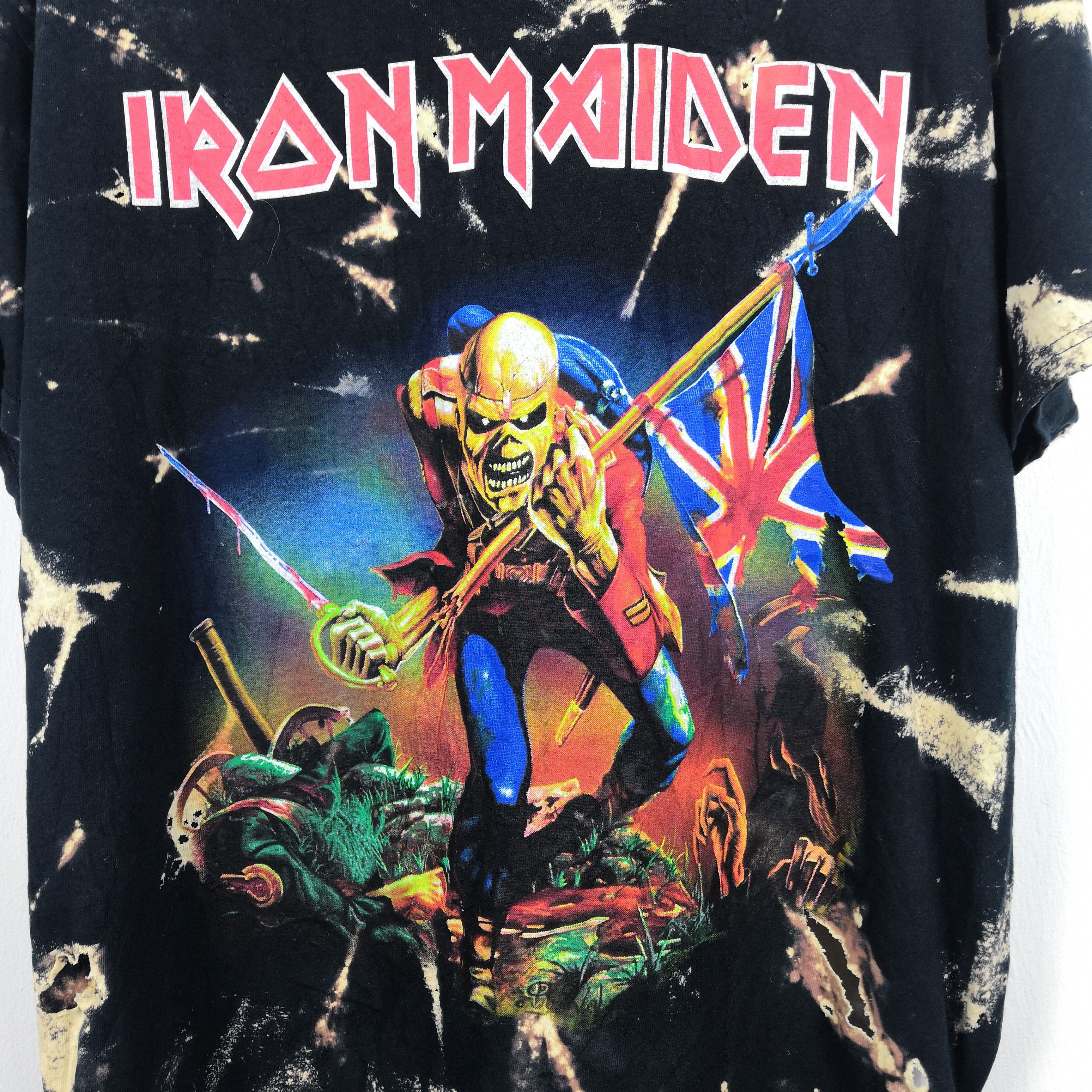 Band Tees Iron Maiden T-Shirt Kanye Homeless Rockabilia Tees BS17900. Size US L / EU 52-54 / 3 - 3 Thumbnail