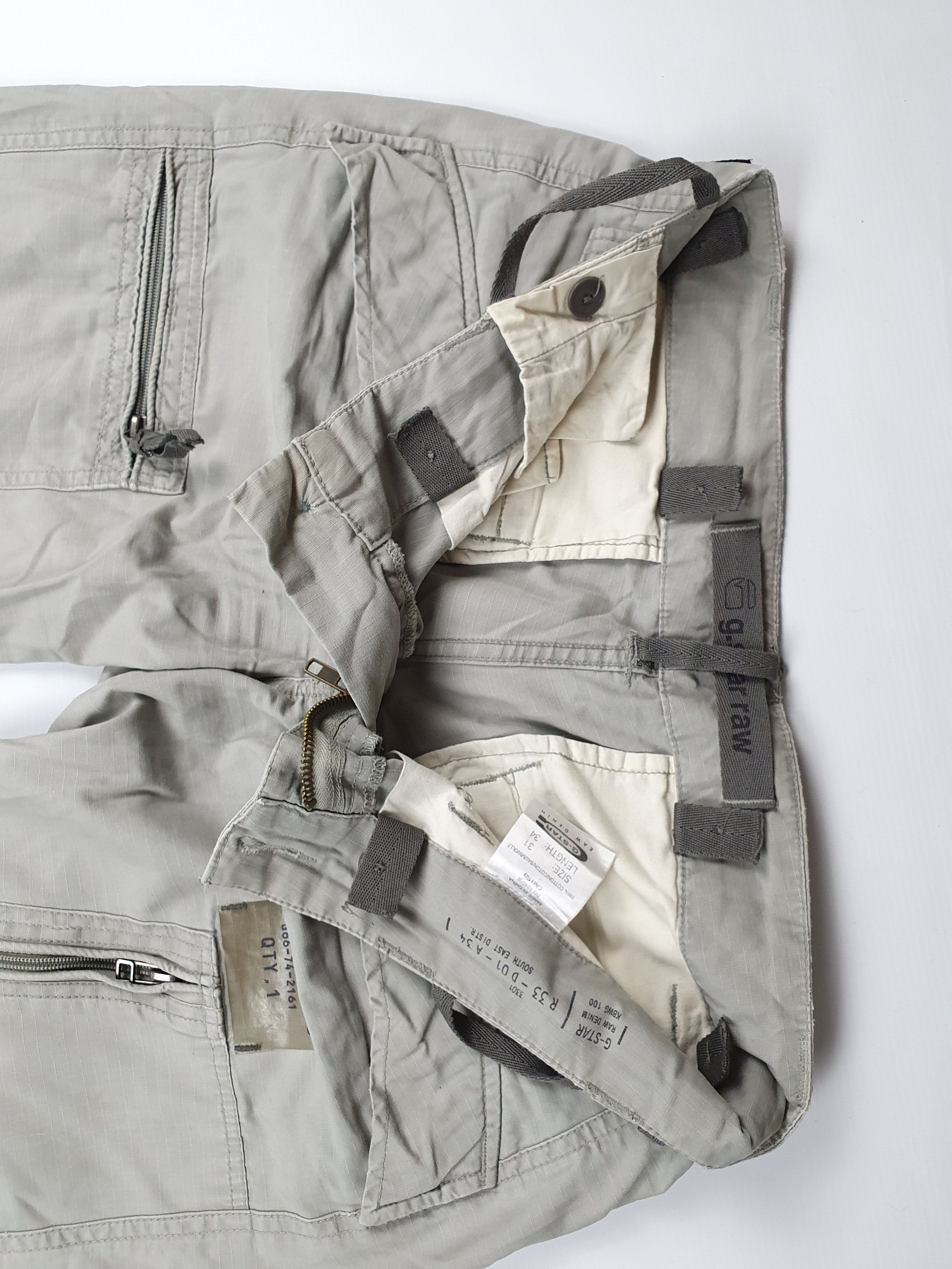 G-Star × Japanese Brand Rare size Flight Pant Multipocket Baggy Gstar Size US 31 - 6 Thumbnail