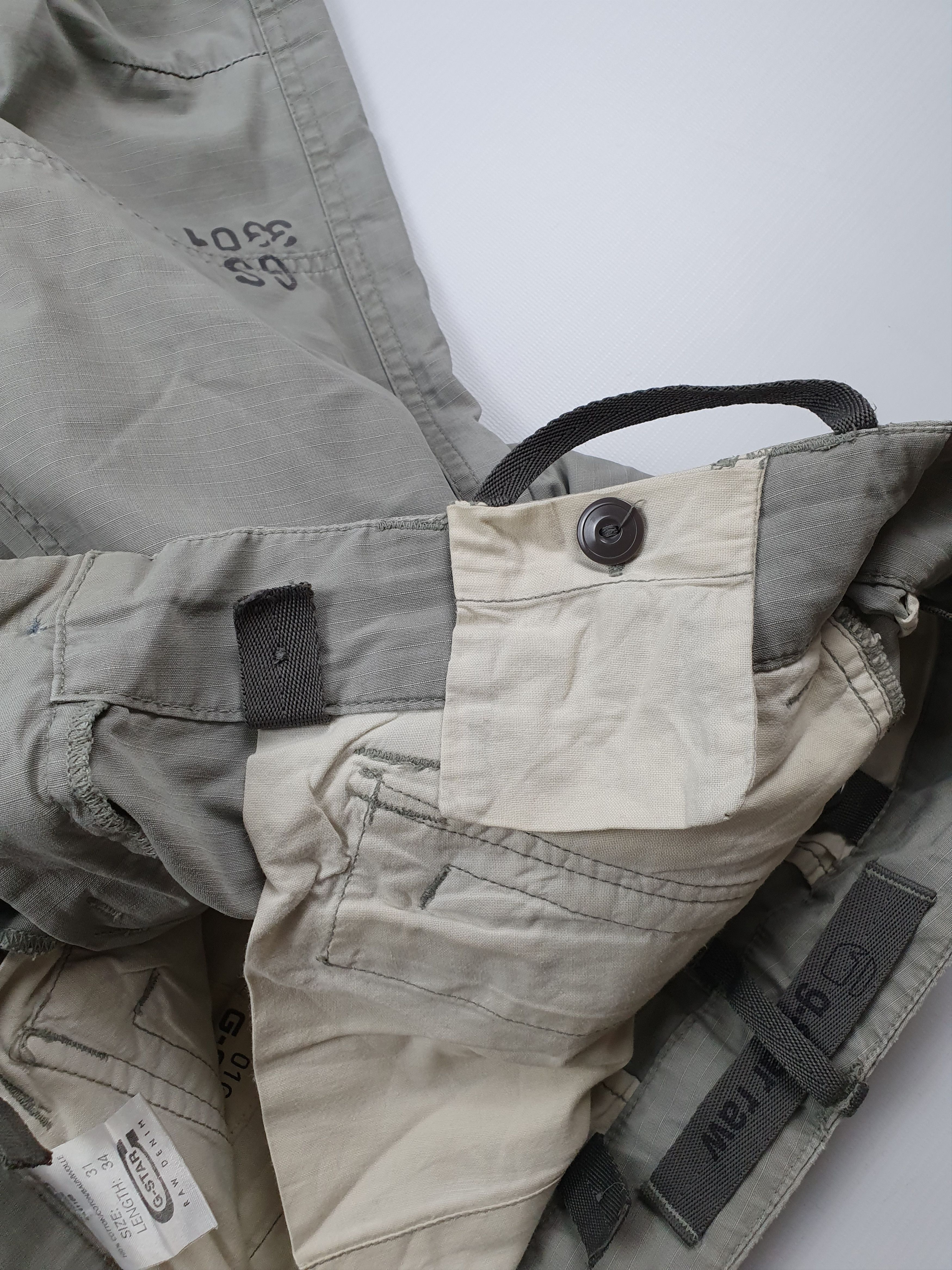 G-Star × Japanese Brand Rare size Flight Pant Multipocket Baggy Gstar Size US 31 - 11 Thumbnail