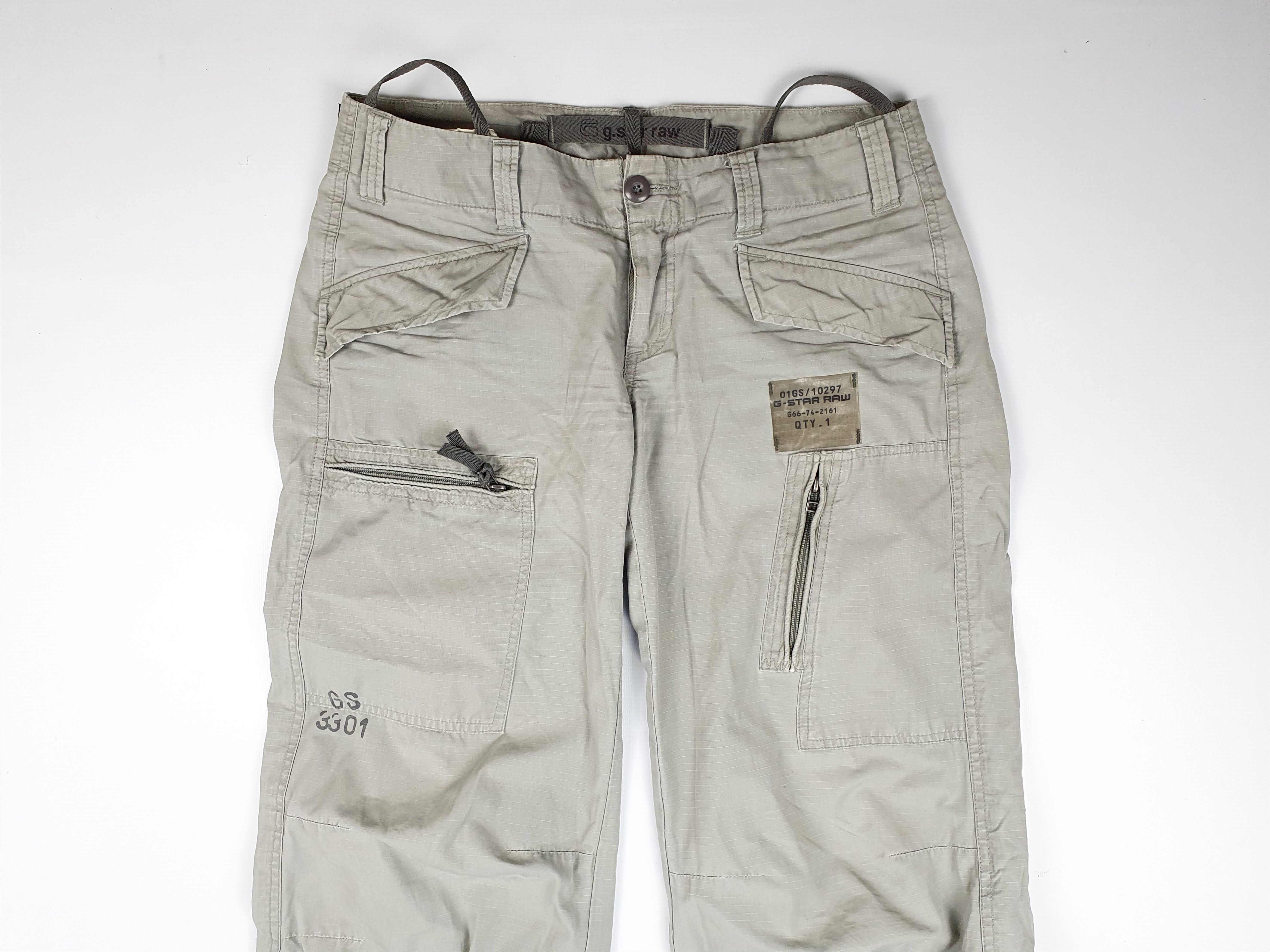 G-Star × Japanese Brand Rare size Flight Pant Multipocket Baggy Gstar Size US 31 - 3 Thumbnail