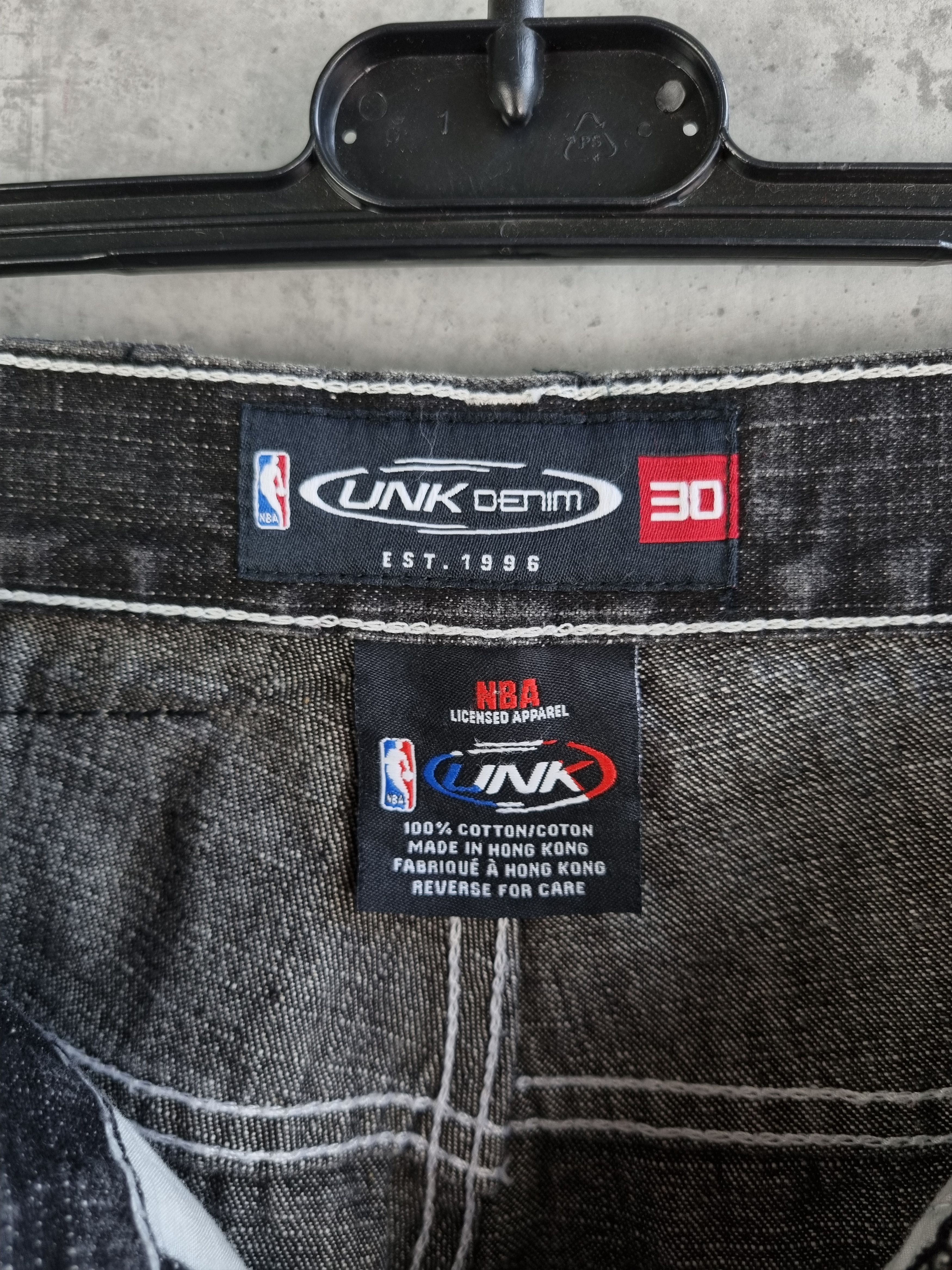 NBA × Vintage 90s Los Angeles Lakers Big logo Vintage Denim Pant Size US 30 / EU 46 - 6 Thumbnail