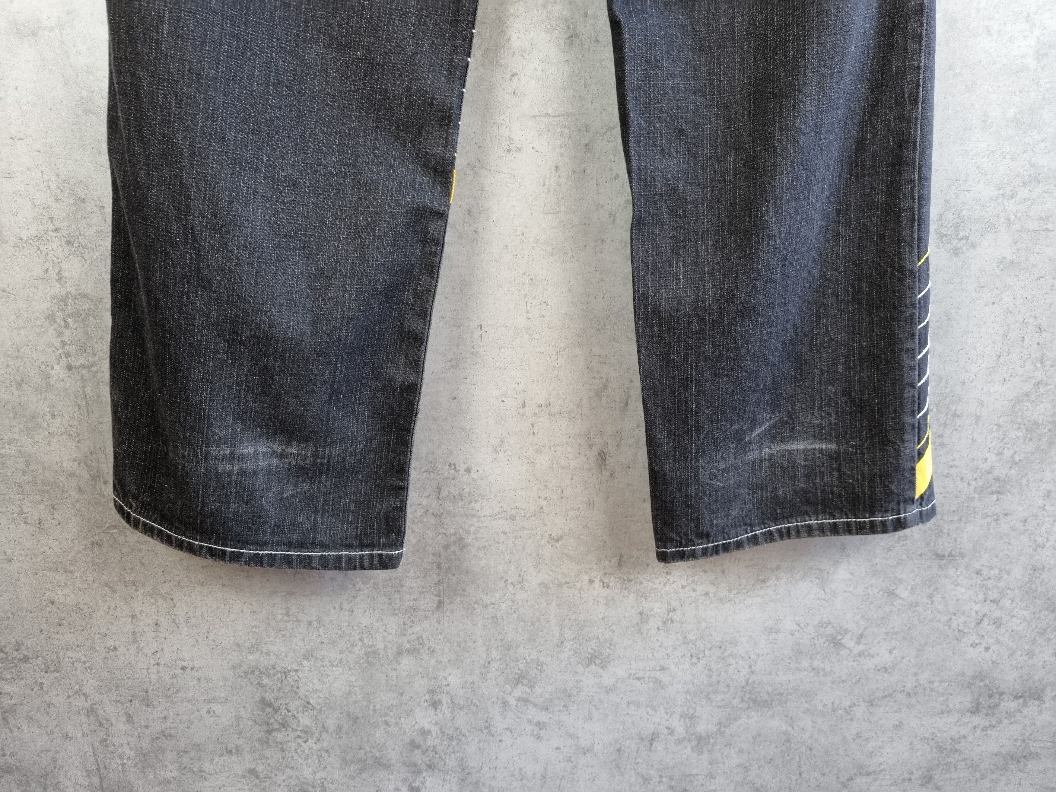 NBA × Vintage 90s Los Angeles Lakers Big logo Vintage Denim Pant Size US 30 / EU 46 - 10 Thumbnail