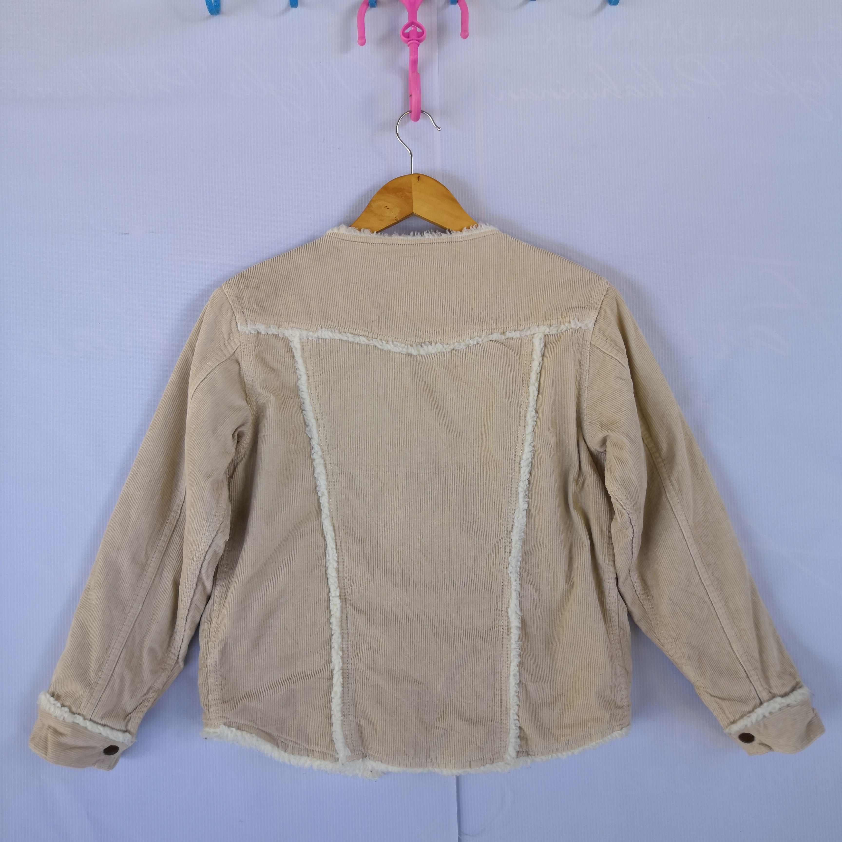 Vintage Wrangler Corduroy Jacket with Shearling Fleece Inner Jacket Size US M / EU 48-50 / 2 - 3 Thumbnail