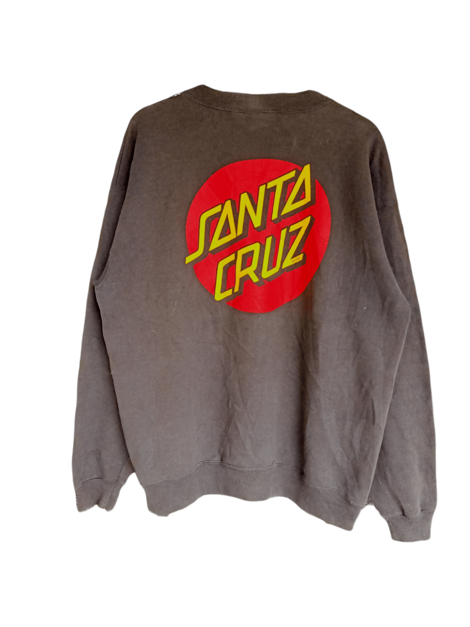 Santa Cruz Skateboards × Vintage Vintage Santa Cruz Usa Skateboard Sweatshirt Size US L / EU 52-54 / 3 - 1 Thumbnail