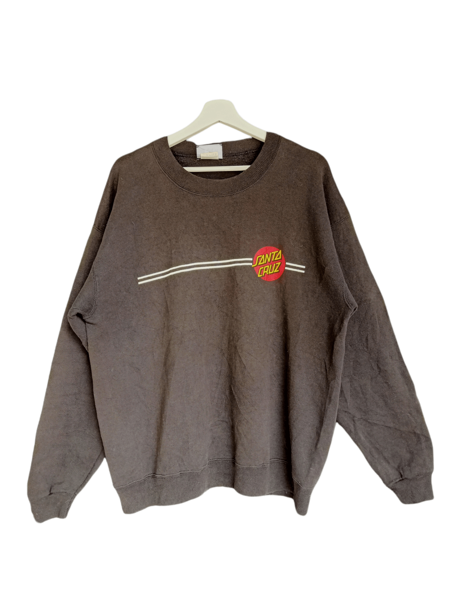 Santa Cruz Skateboards × Vintage Vintage Santa Cruz Usa Skateboard Sweatshirt Size US L / EU 52-54 / 3 - 3 Thumbnail