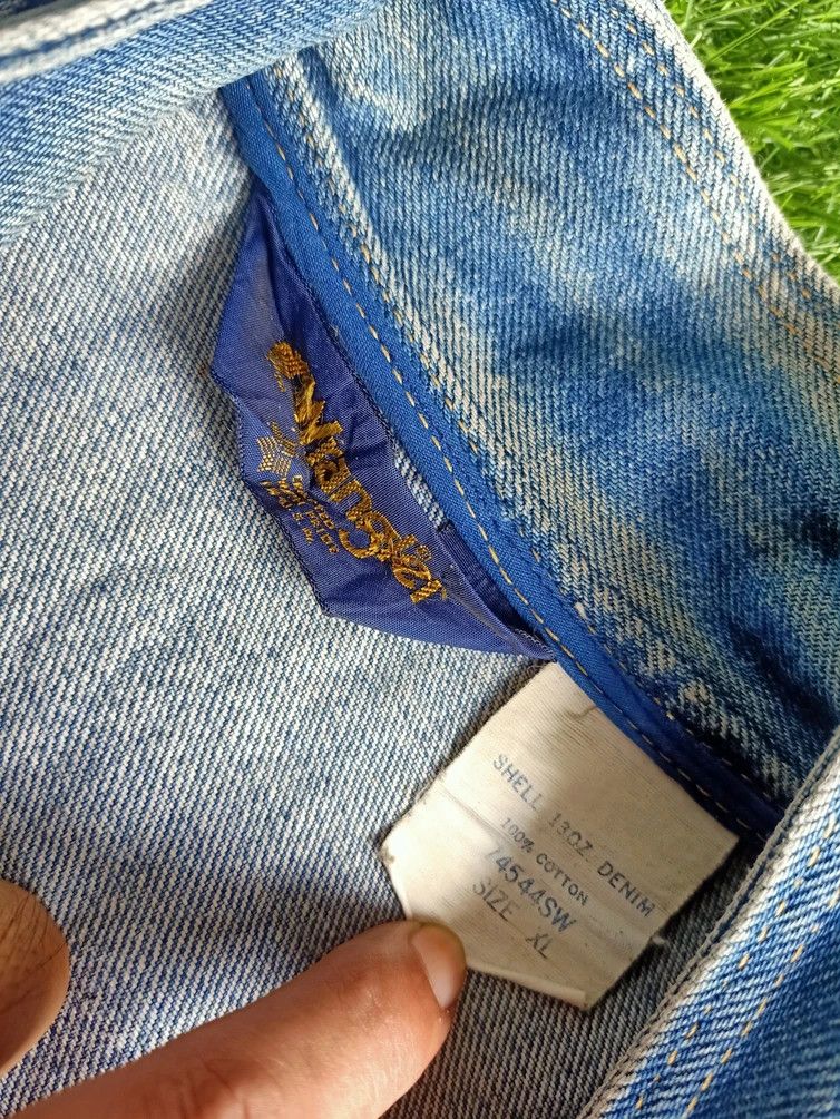 Vintage × Wrangler Vintage 70/80s Patchwork Wrangler Denim Jacket Size US XL / EU 56 / 4 - 6 Thumbnail