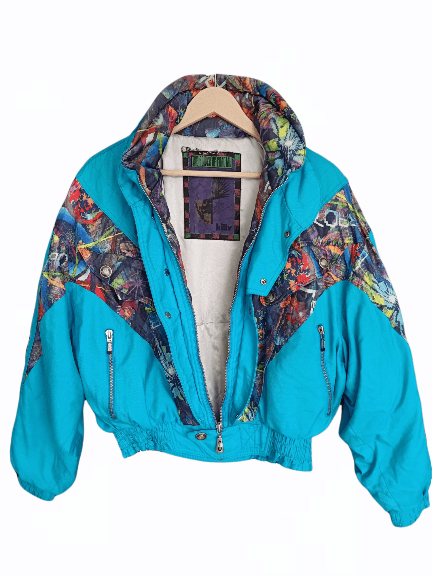 Japanese Brand Multicolor Ski Jacket Size US M / EU 48-50 / 2 - 4 Thumbnail