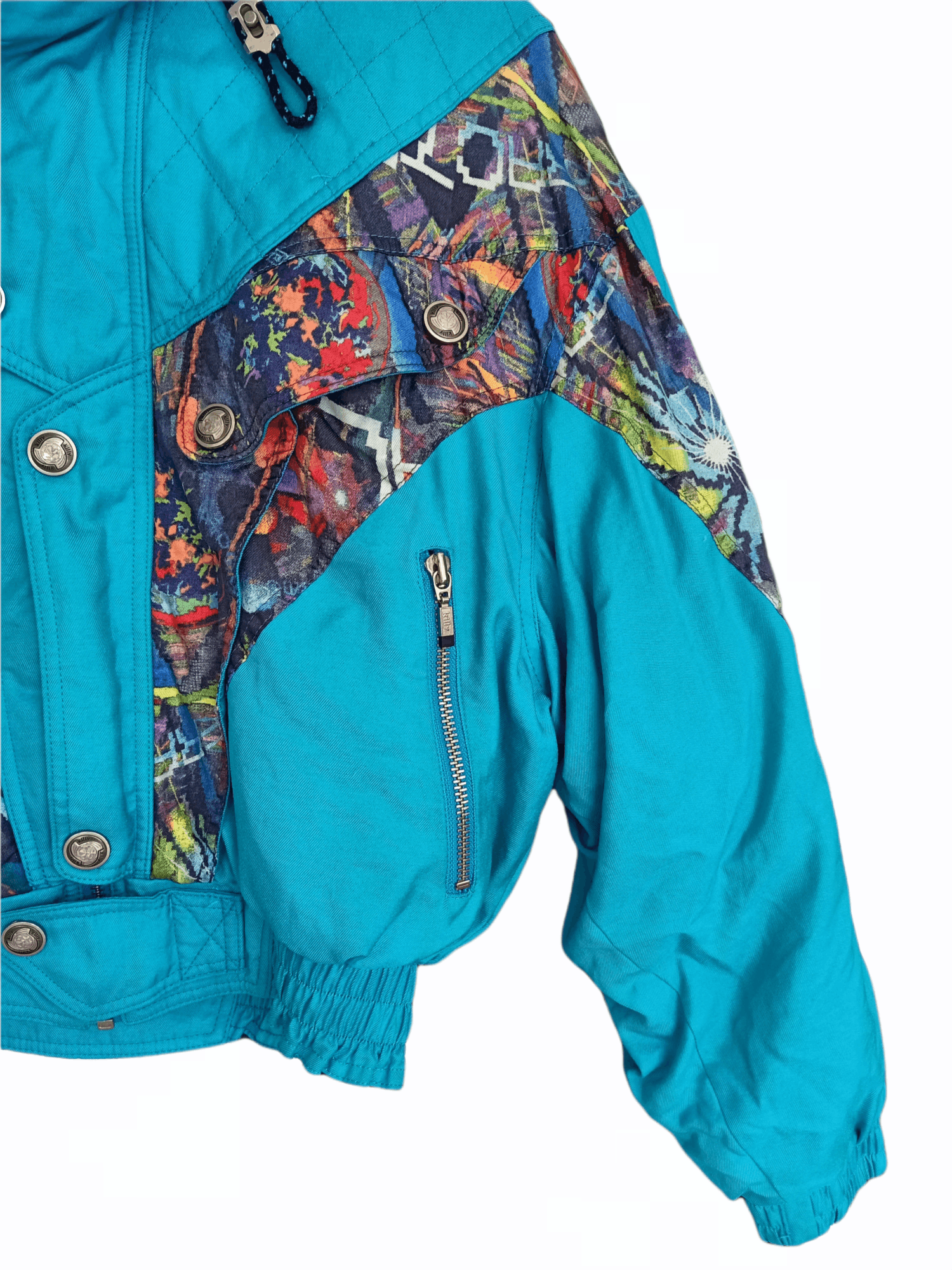 Japanese Brand Multicolor Ski Jacket Size US M / EU 48-50 / 2 - 6 Thumbnail