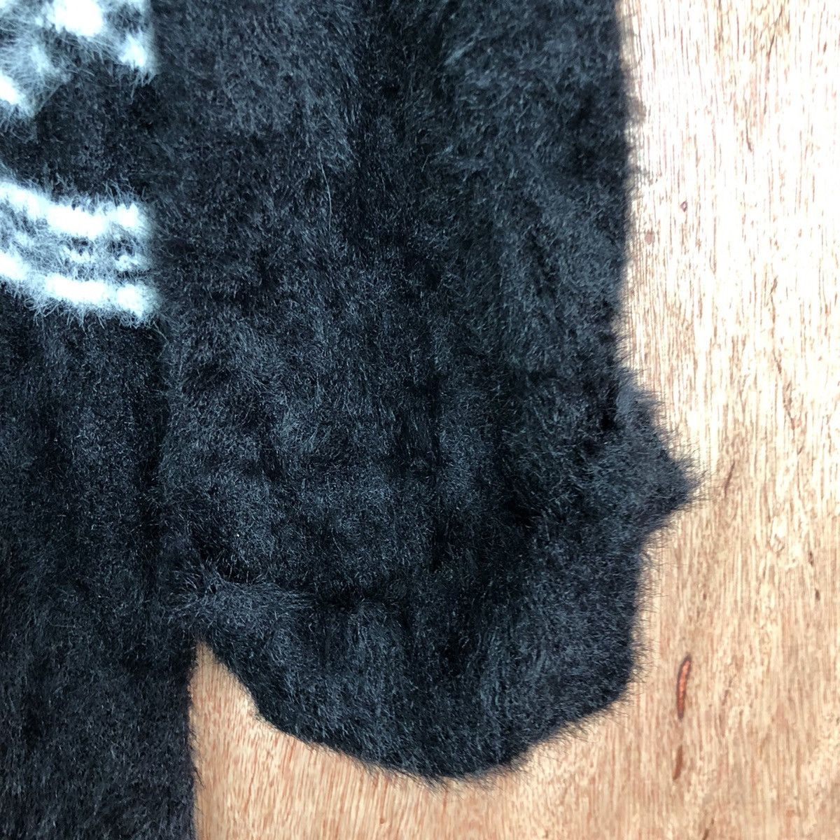 Homespun Knitwear × Japanese Brand Bliatorm cardigan Navajo Mohair Shag Shaggy knitwear #c393 Size US M / EU 48-50 / 2 - 7 Thumbnail