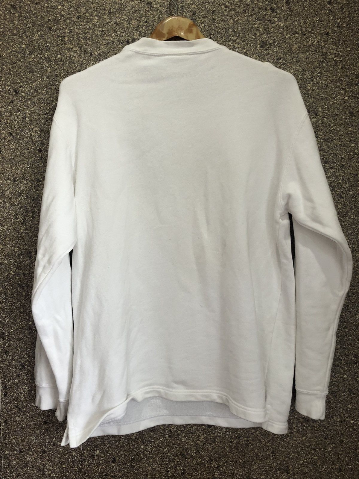 Nike × Vintage Vintage 90s Nike Sweater swoosh big logo Size US L / EU 52-54 / 3 - 3 Thumbnail