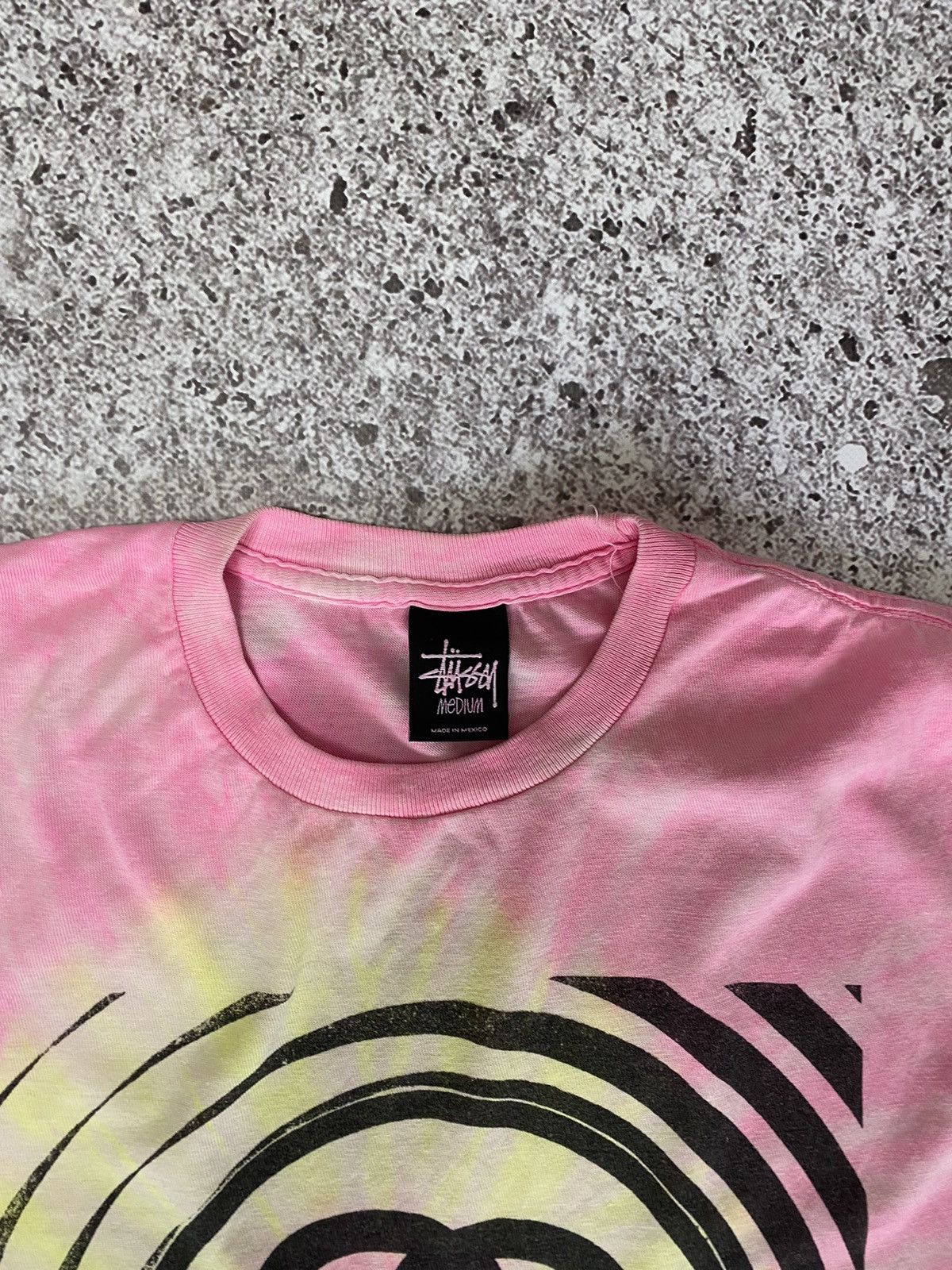 Stussy × Vintage 🌈 Rare Tie Dye Rainbow Stussy Iconic Logo y2k T-shirt Size US L / EU 52-54 / 3 - 4 Thumbnail