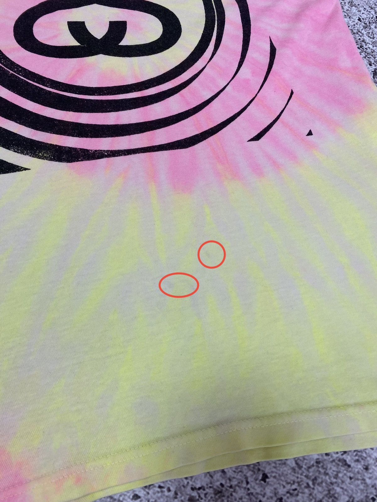 Stussy × Vintage 🌈 Rare Tie Dye Rainbow Stussy Iconic Logo y2k T-shirt Size US L / EU 52-54 / 3 - 7 Thumbnail