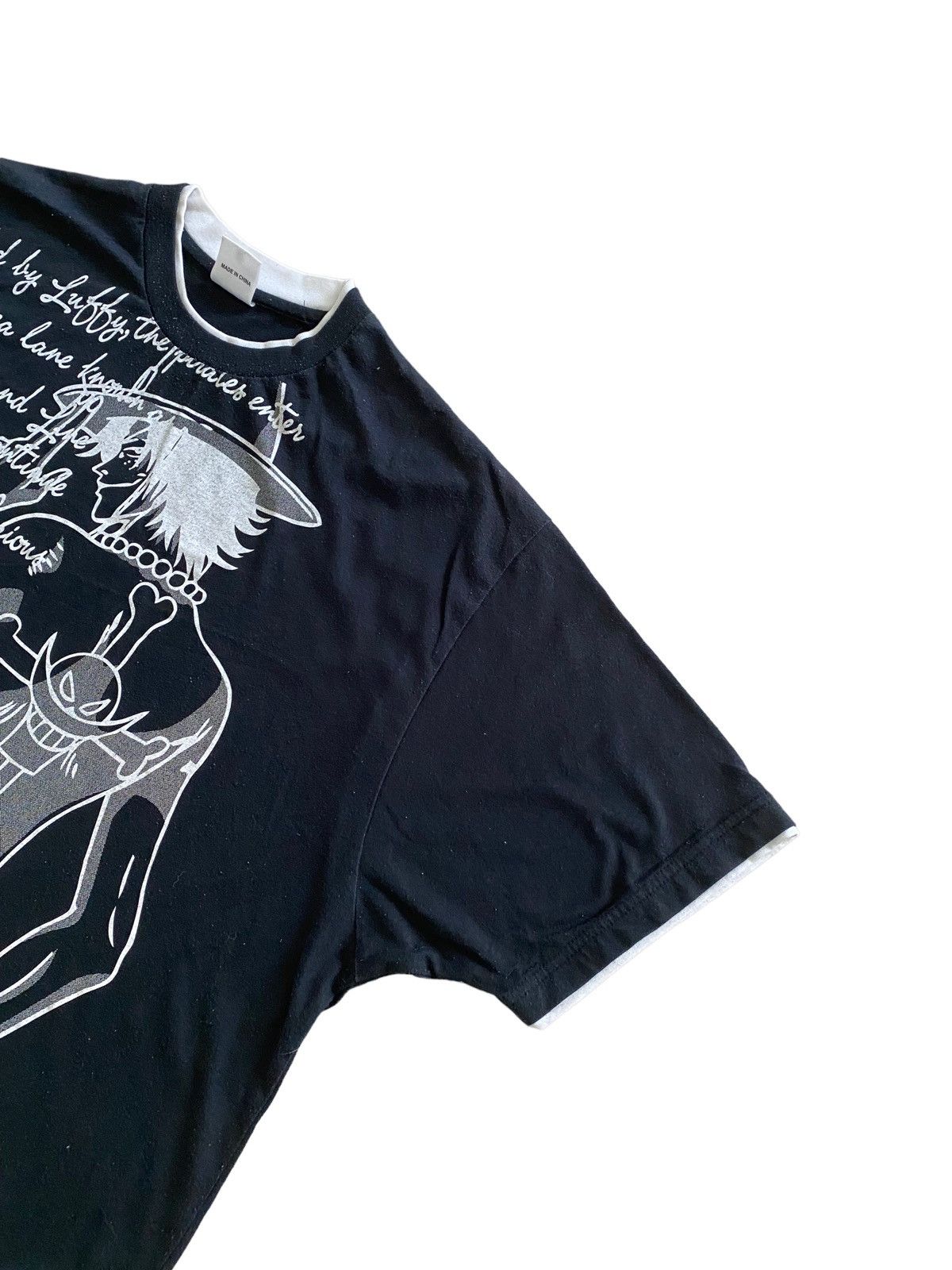 Japanese Brand Rare One Piece x ASGE big saiz over print Shirt rare design Size US XL / EU 56 / 4 - 4 Thumbnail
