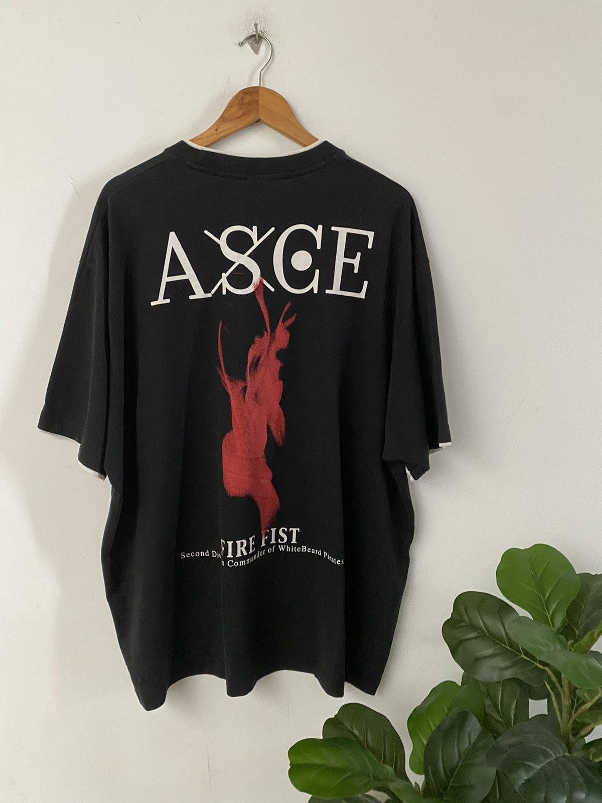 Japanese Brand Rare One Piece x ASGE big saiz over print Shirt rare design Size US XL / EU 56 / 4 - 2 Thumbnail