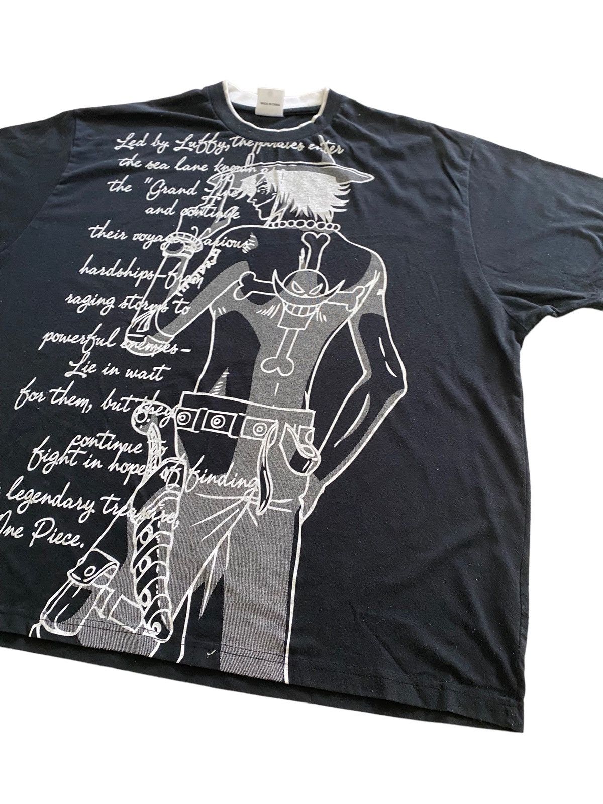Japanese Brand Rare One Piece x ASGE big saiz over print Shirt rare design Size US XL / EU 56 / 4 - 8 Thumbnail