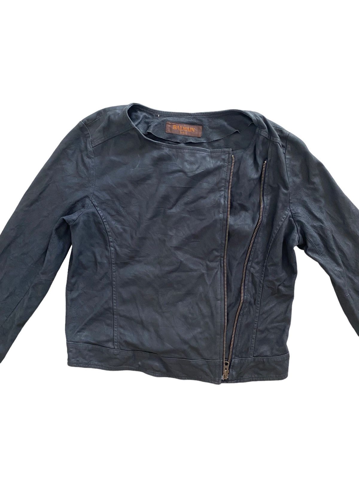 Balmain × Seditionaries Vintage BALMAIN Biker Jacket nice design Size ONE SIZE - 7 Thumbnail
