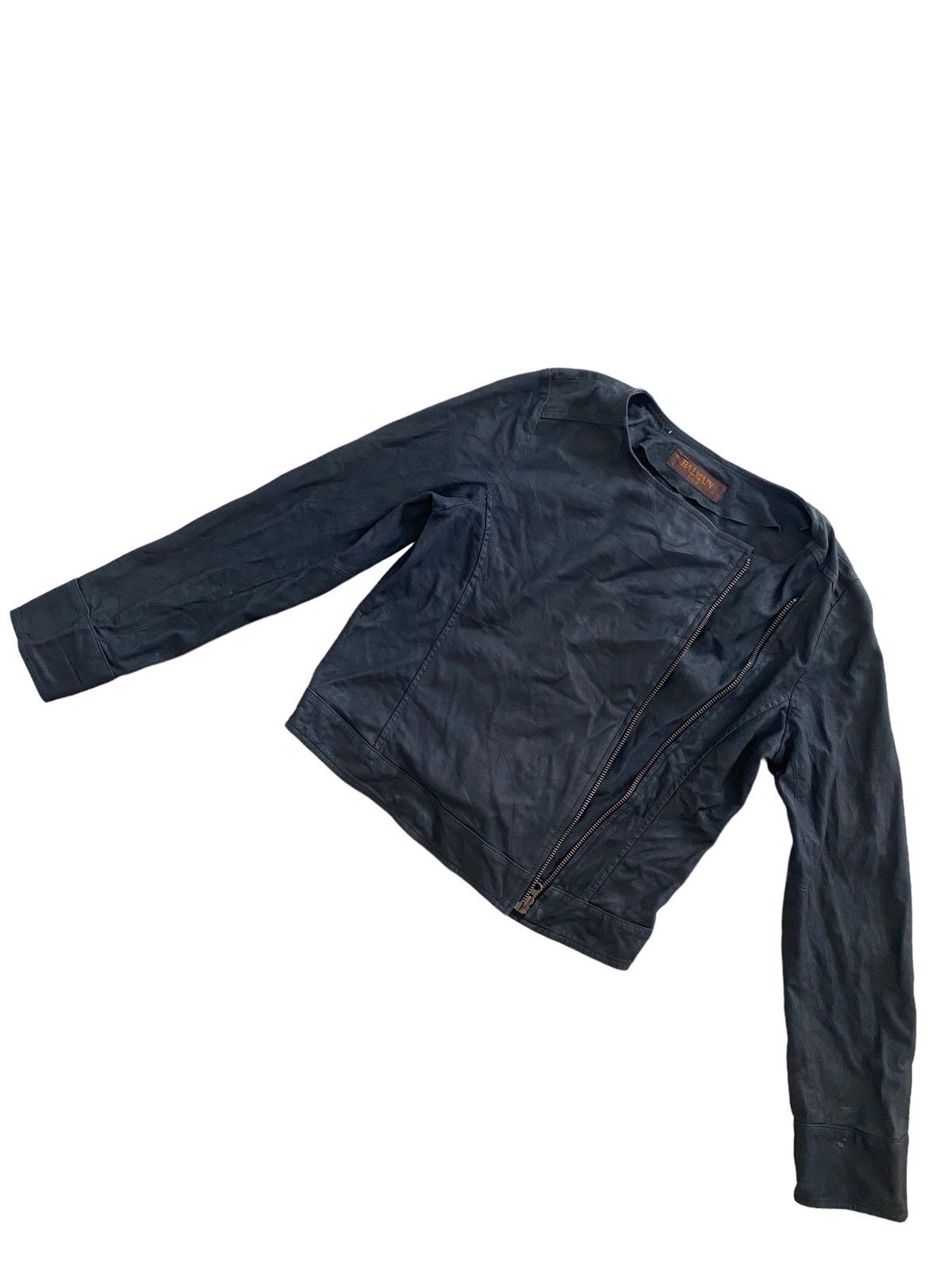 Balmain × Seditionaries Vintage BALMAIN Biker Jacket nice design Size ONE SIZE - 6 Thumbnail