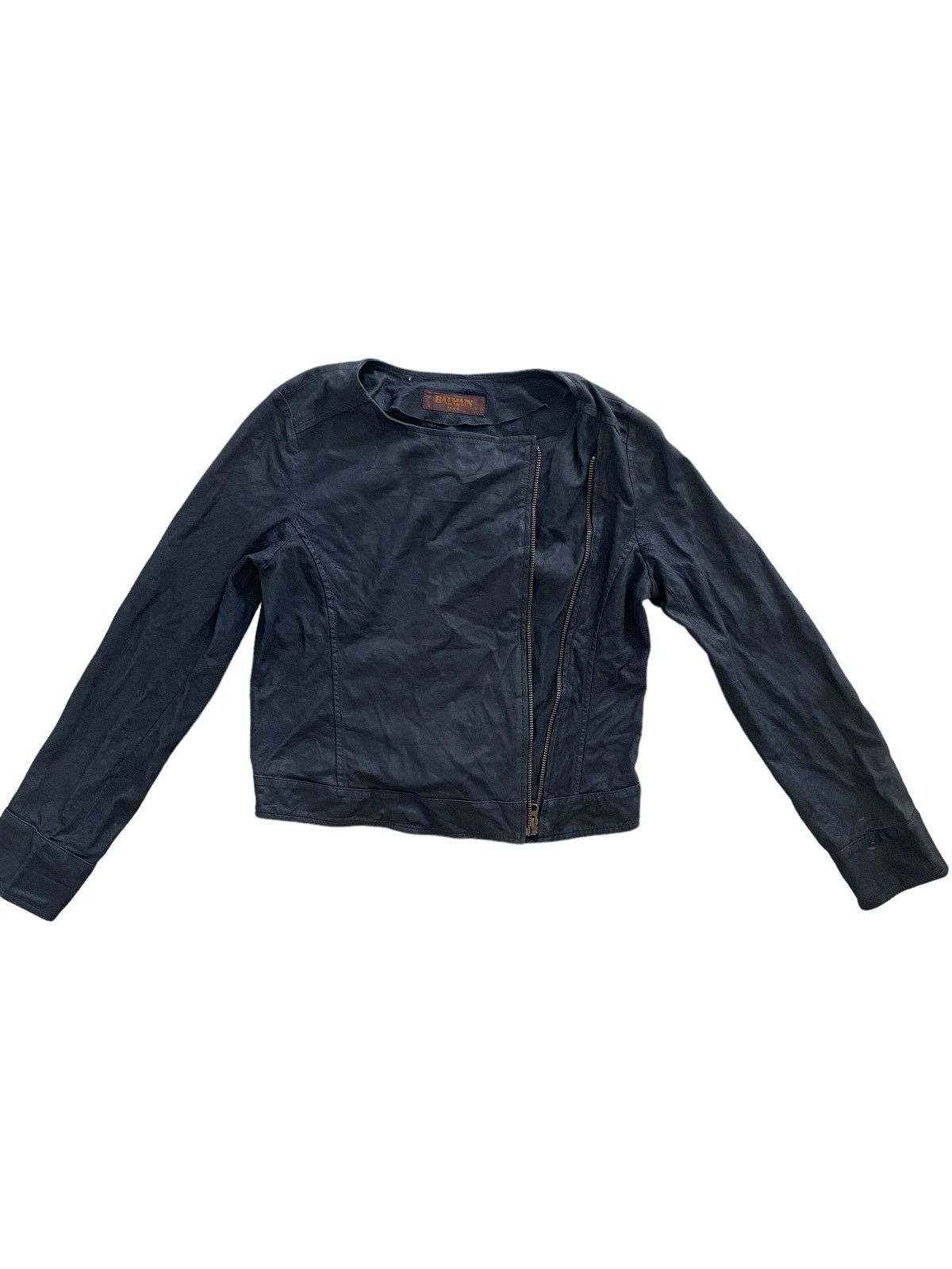 Balmain × Seditionaries Vintage BALMAIN Biker Jacket nice design Size ONE SIZE - 5 Thumbnail