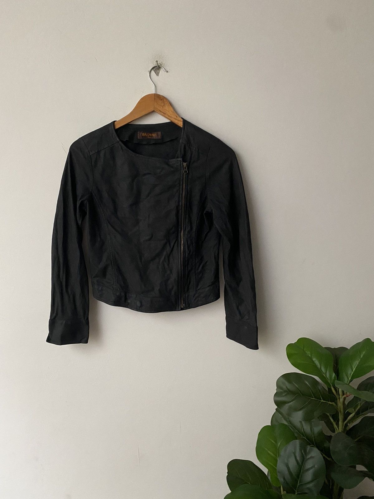 Balmain × Seditionaries Vintage BALMAIN Biker Jacket nice design Size ONE SIZE - 11 Thumbnail