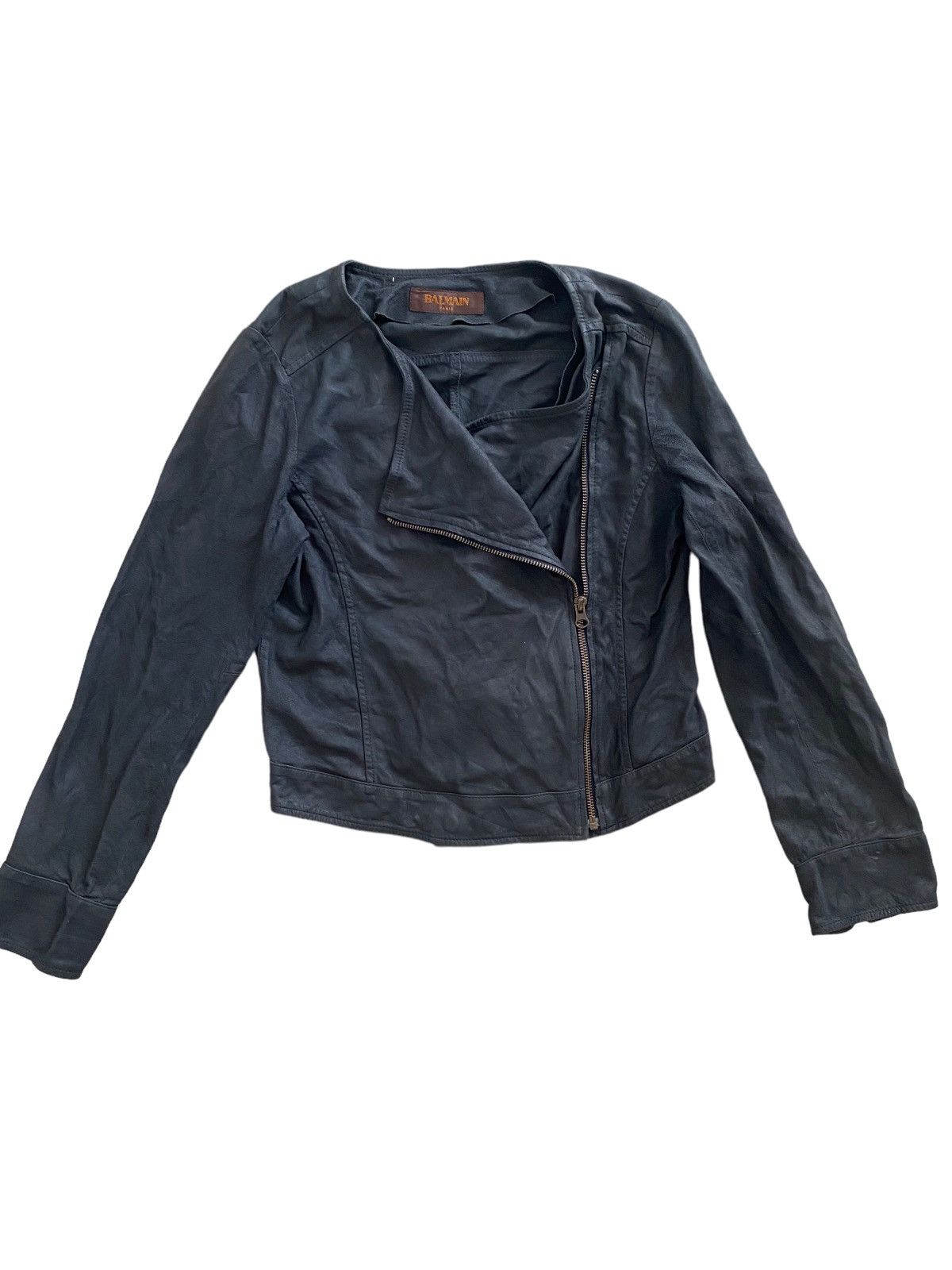 Balmain × Seditionaries Vintage BALMAIN Biker Jacket nice design Size ONE SIZE - 1 Thumbnail